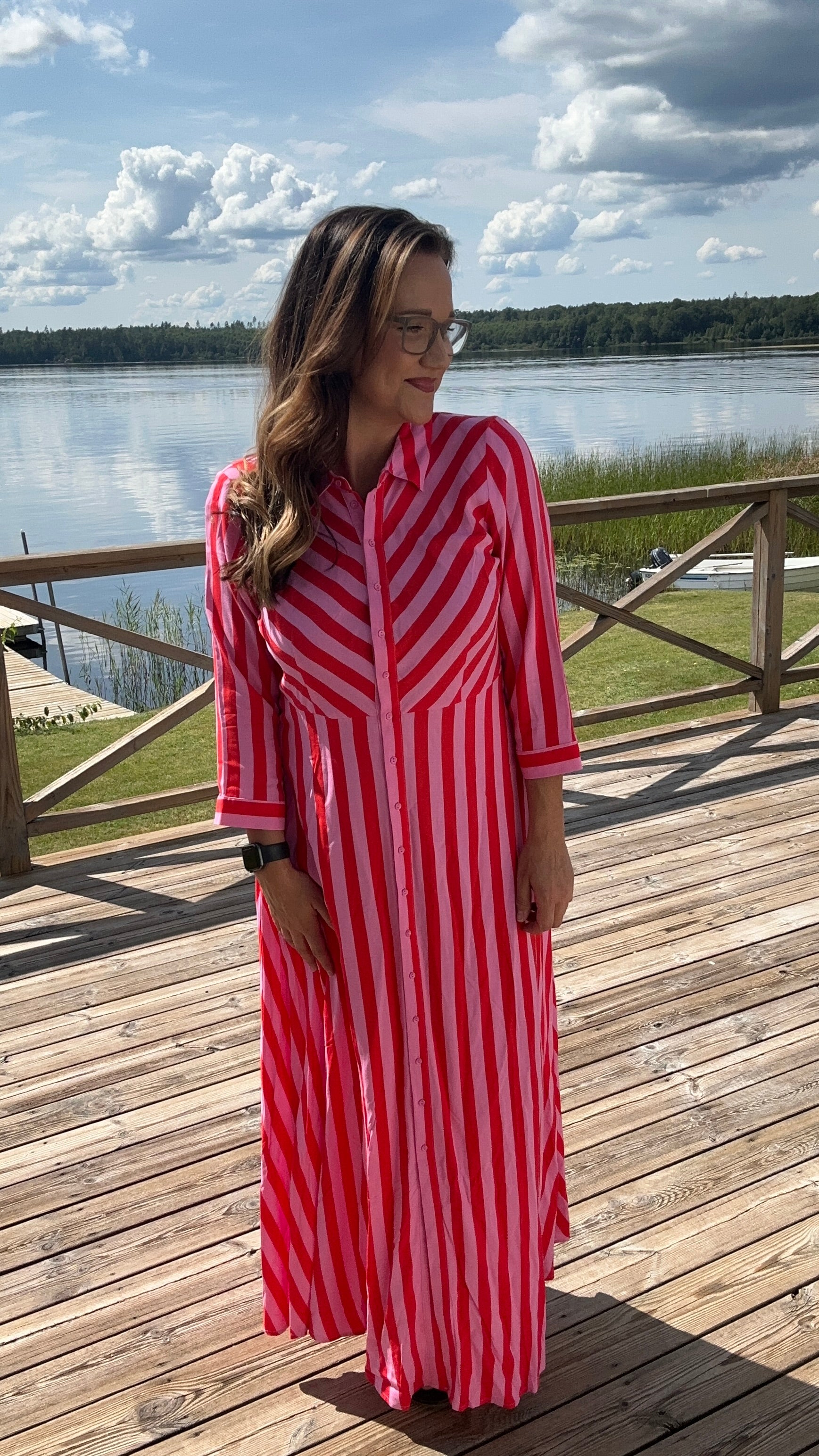 YASSAVANNA LONG SHIRT DRESS