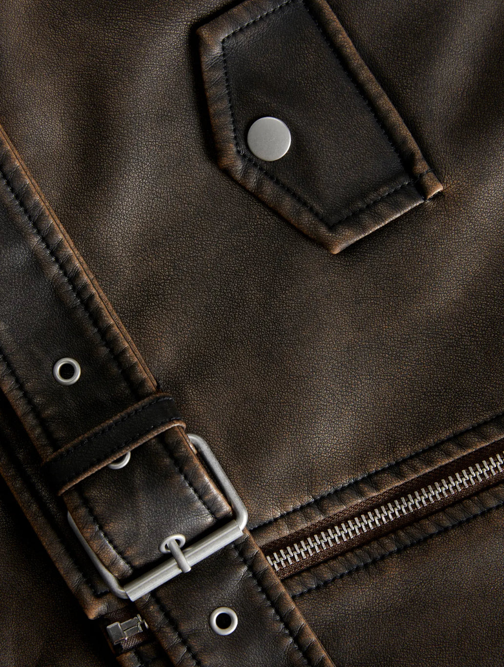 JXFRIDA WASHED BIKER JKT