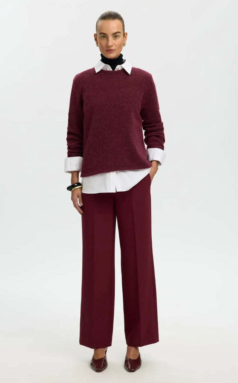 SLWLULU NEW LS KNIT O-NECK