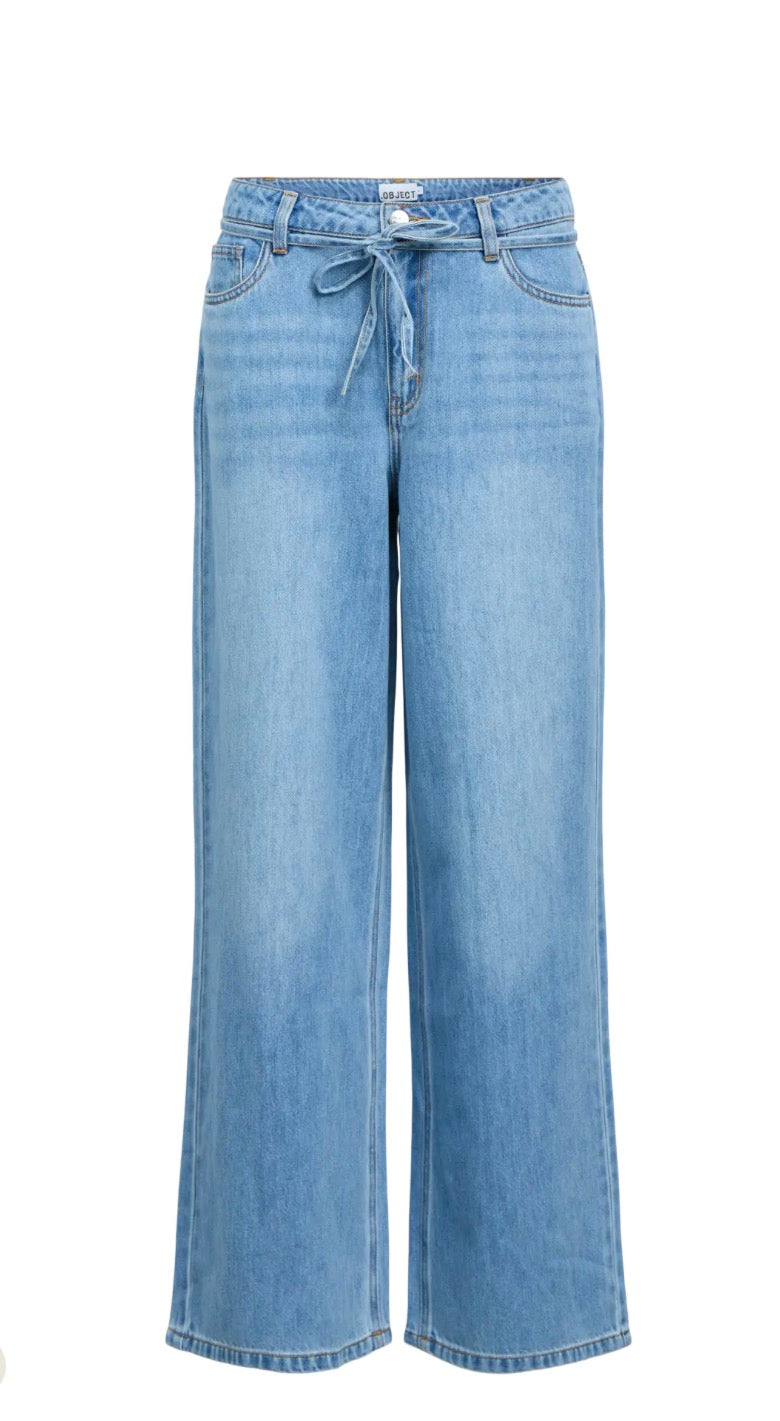 OBJROSIE MW WIDE JEANS
