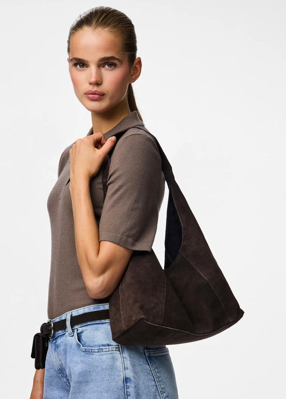 PCJOYE SUEDE HOBO BAG