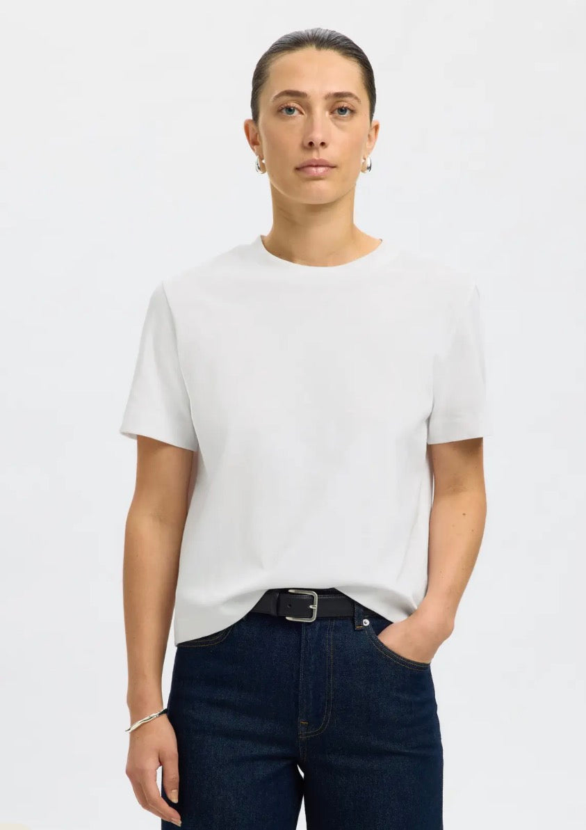 SLFESSENTIAL BOXY TEE