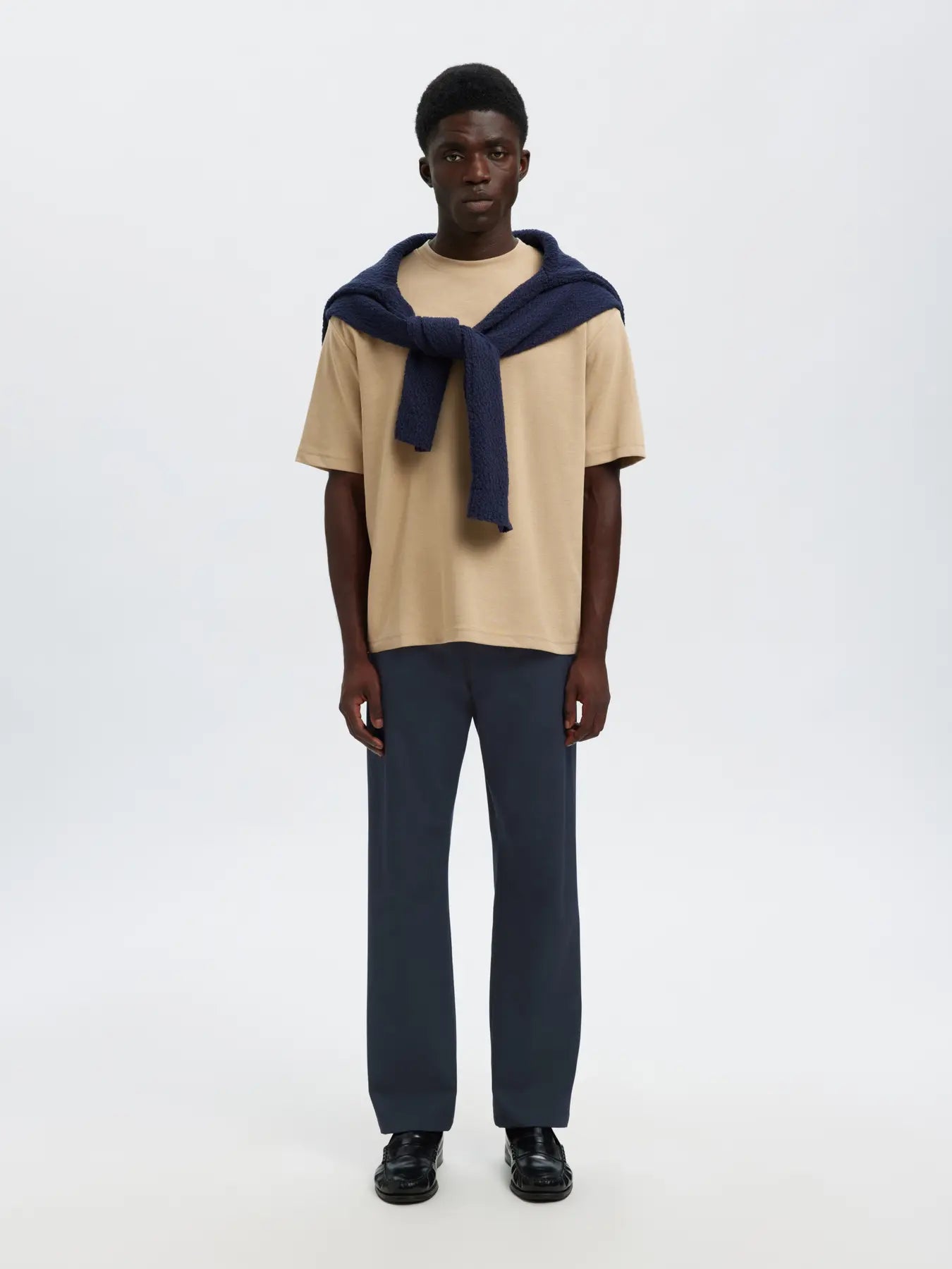 SLM196-STRAIGHT ROBERT STRING PANT