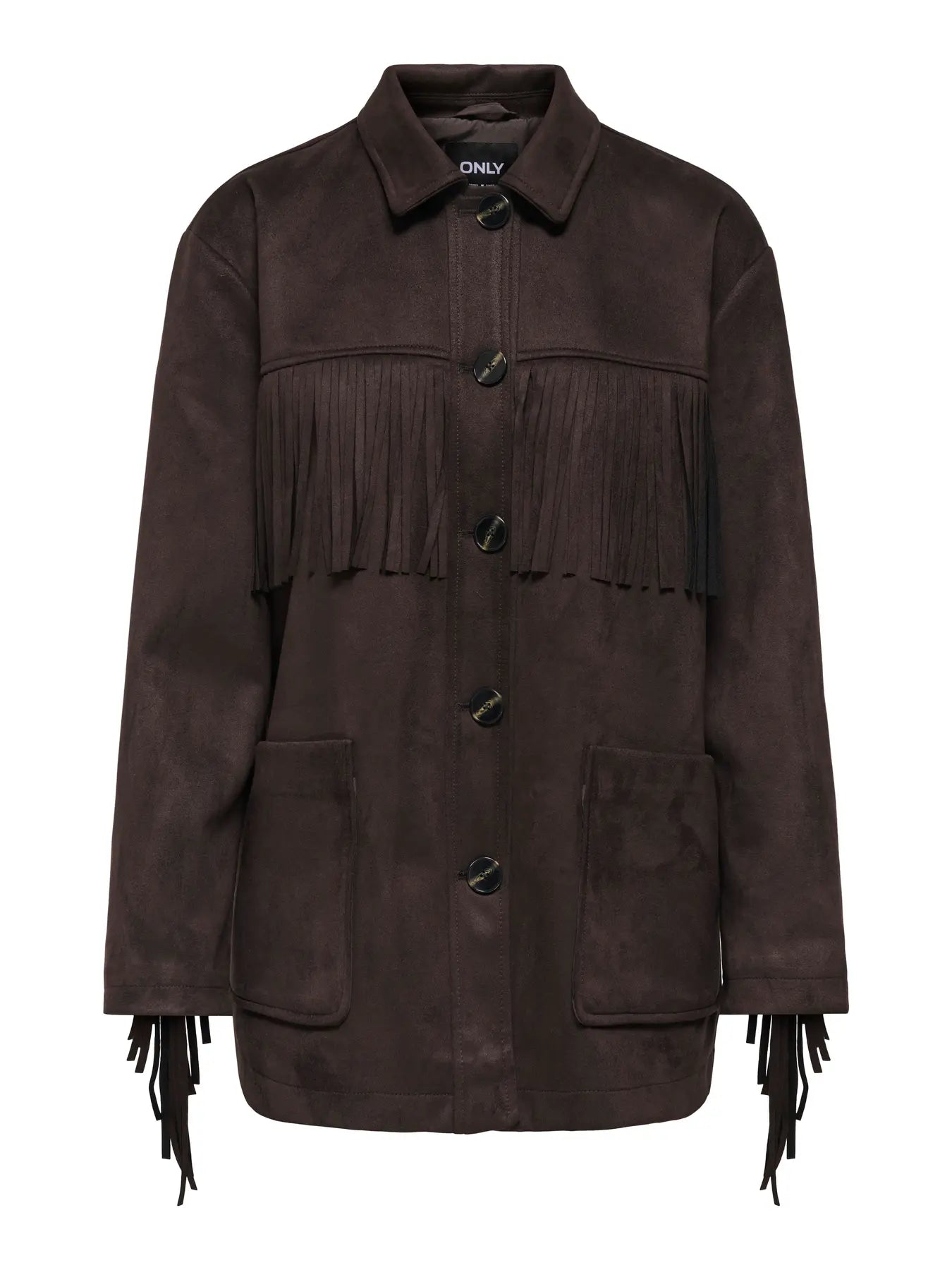 ONLWILLA FRINGES FAUX SUEDE JACKET