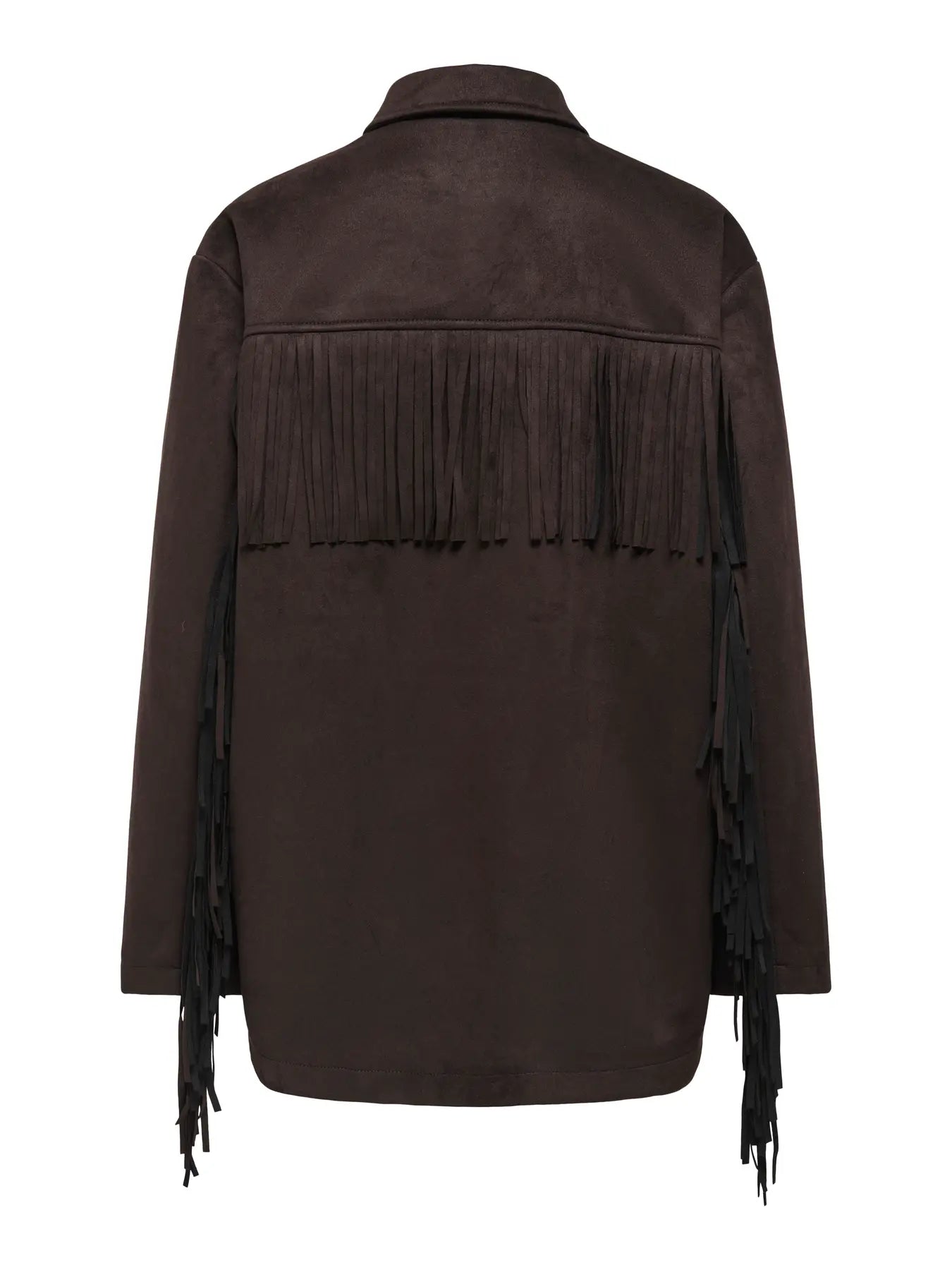 ONLWILLA FRINGES FAUX SUEDE JACKET