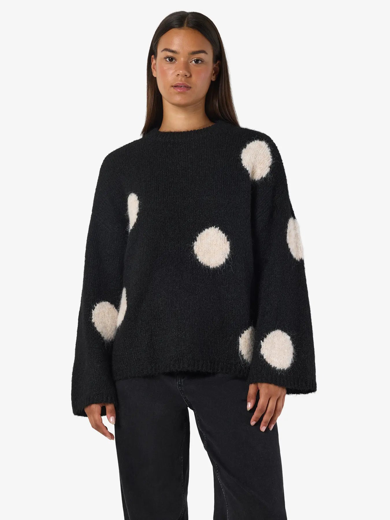 NMSUTTON L/S POLKA DOT OVERSIZE