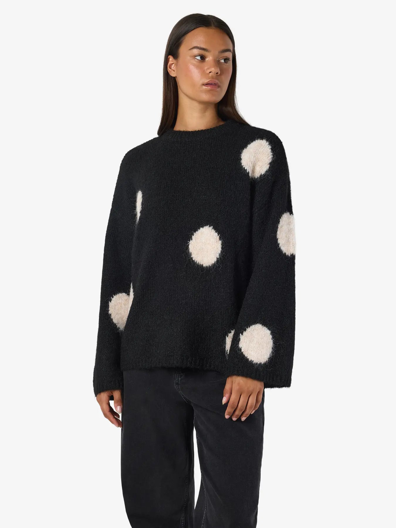 NMSUTTON L/S POLKA DOT OVERSIZE