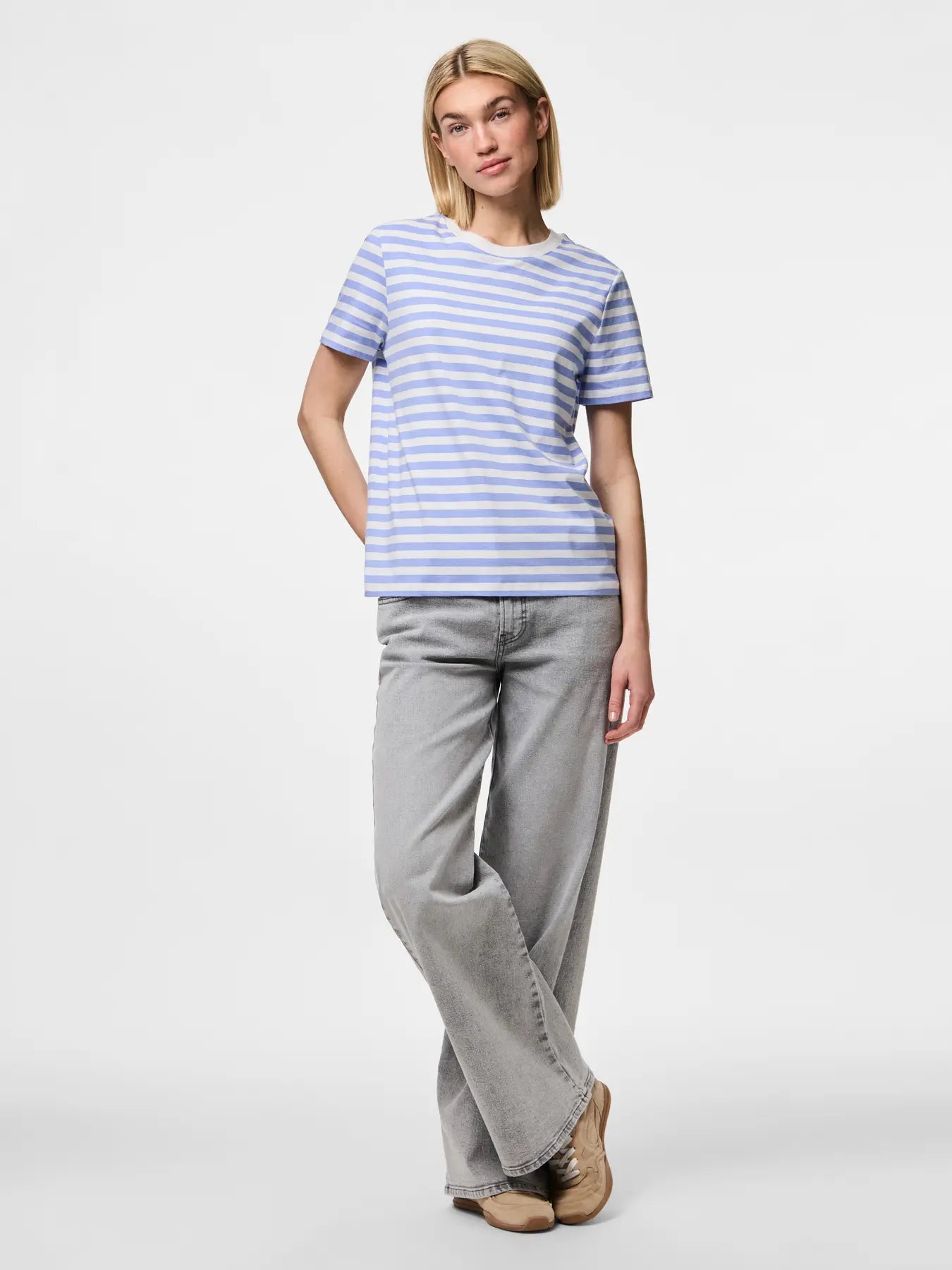 PCRIA SS TEE STRIPES JRS