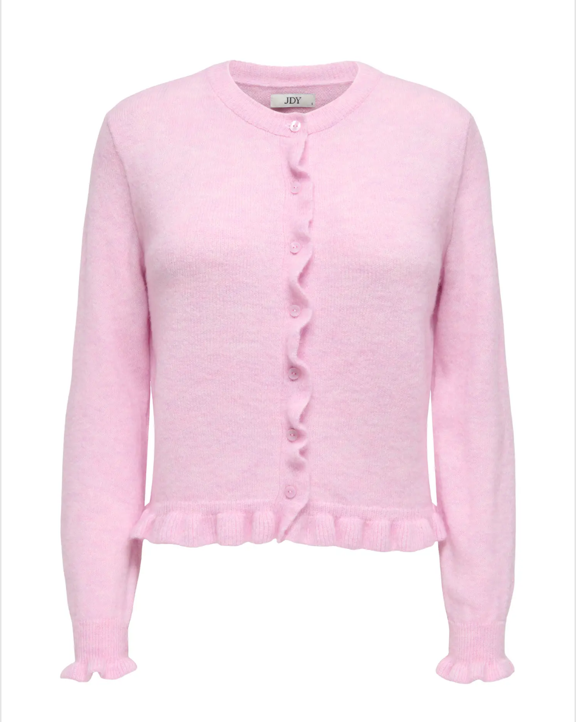 JDYLETTY L/S ON FRILL CARDIGAN KNT