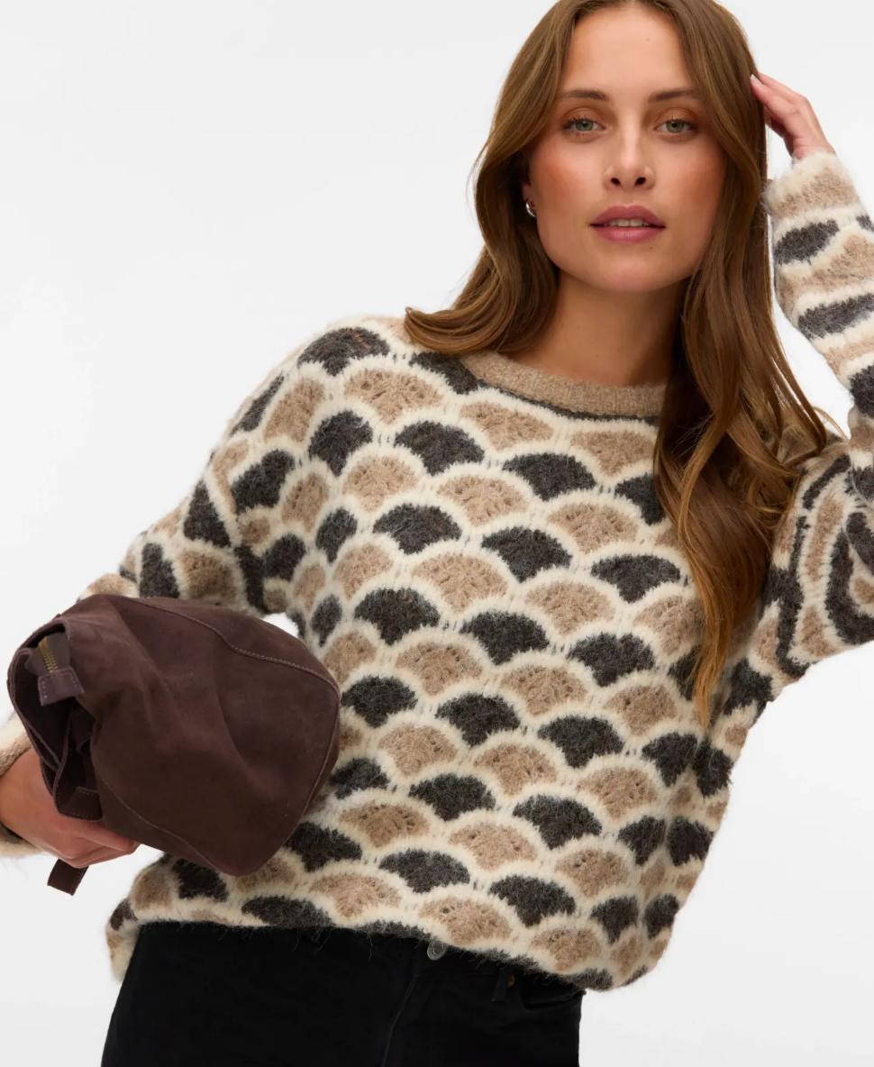 VMANNABELLE LS O-NECK PULLOVER