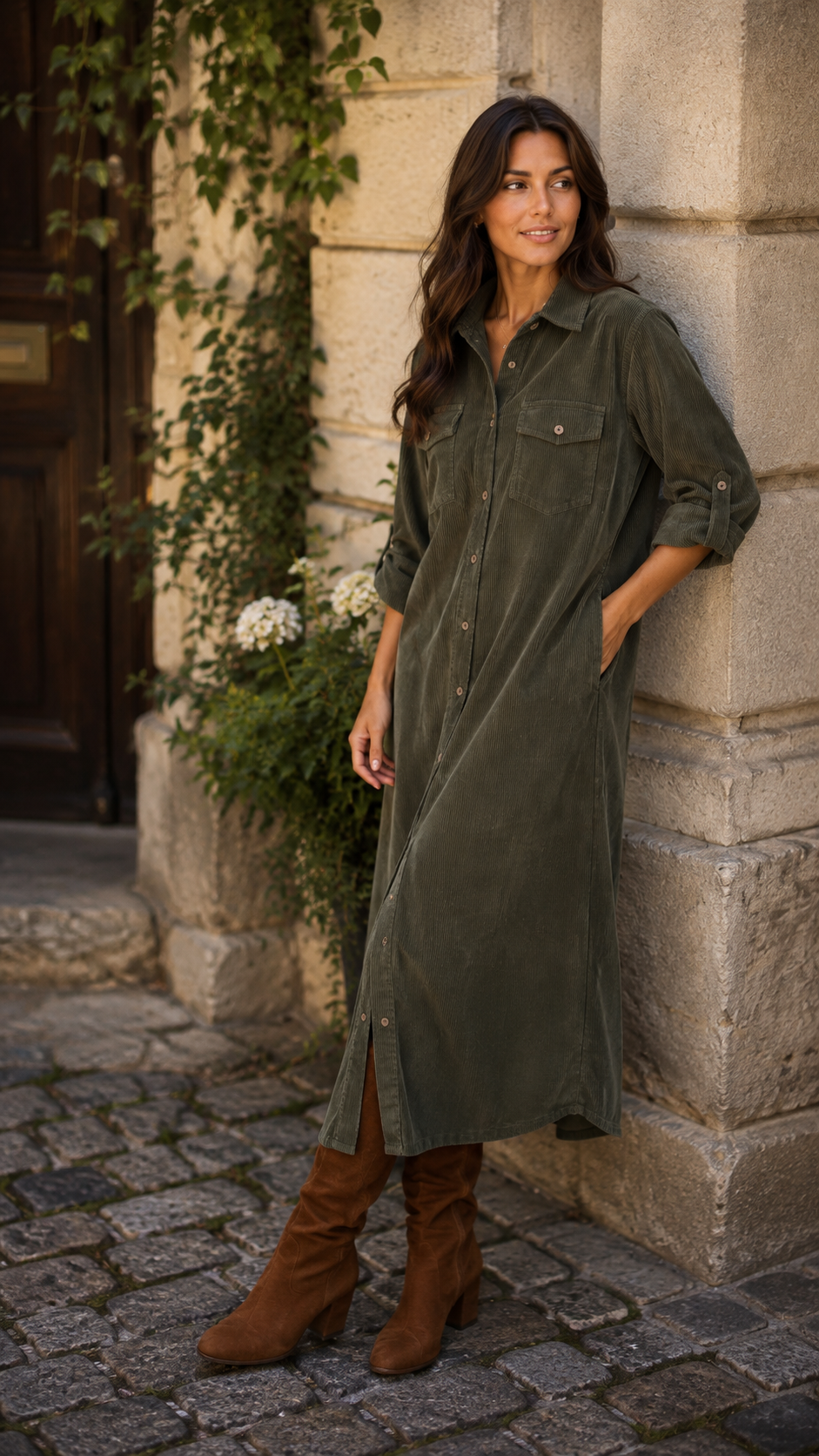 Corinne Manchester shirtdress