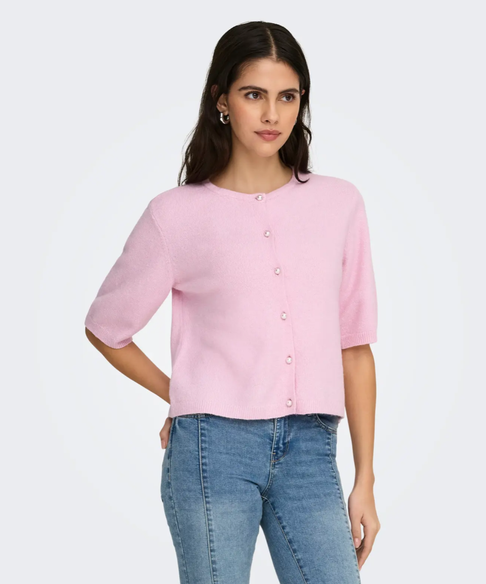 JDYRUE LIFE 2/4 PEARL CARDIGAN KNT