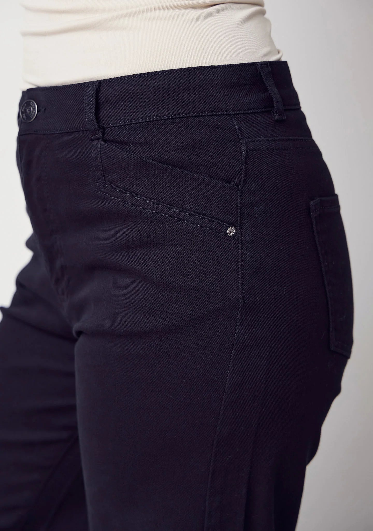 Como Twill Wide Pant - Black