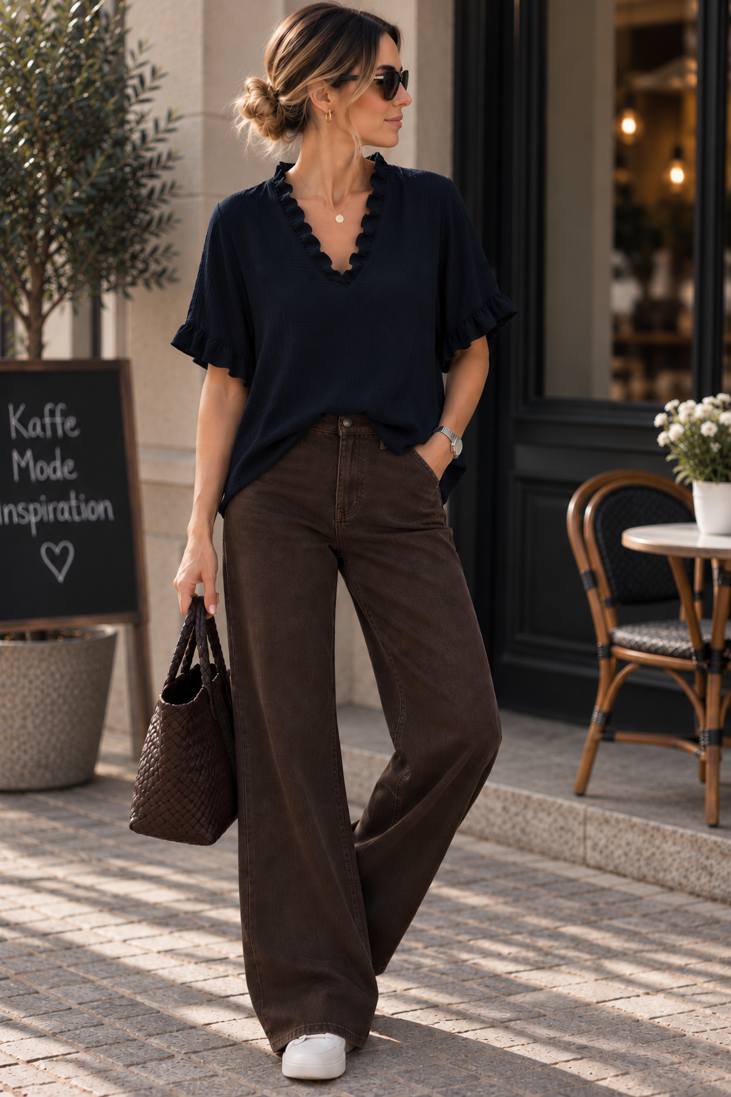 Frill top Caramelle