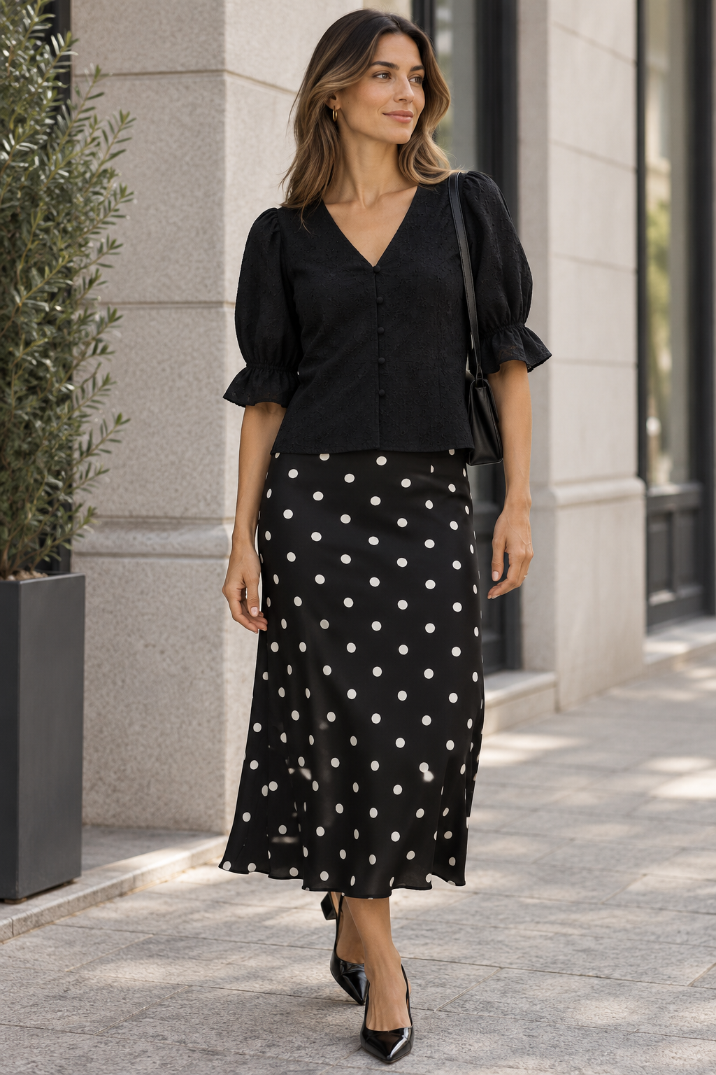 VIELLETTE MIDI SKIRT