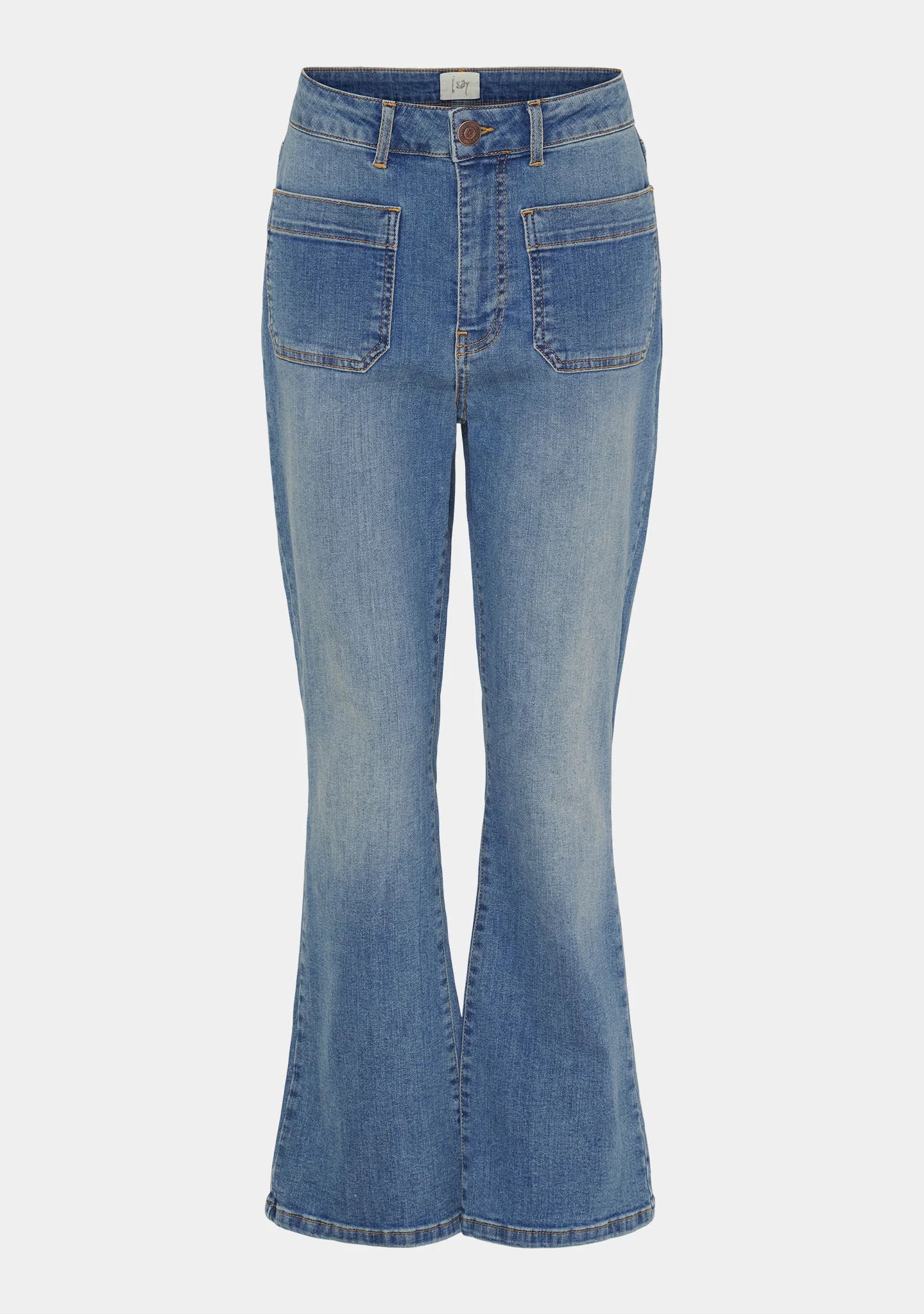 Bologna Kickflare Jeans - Mid Denim