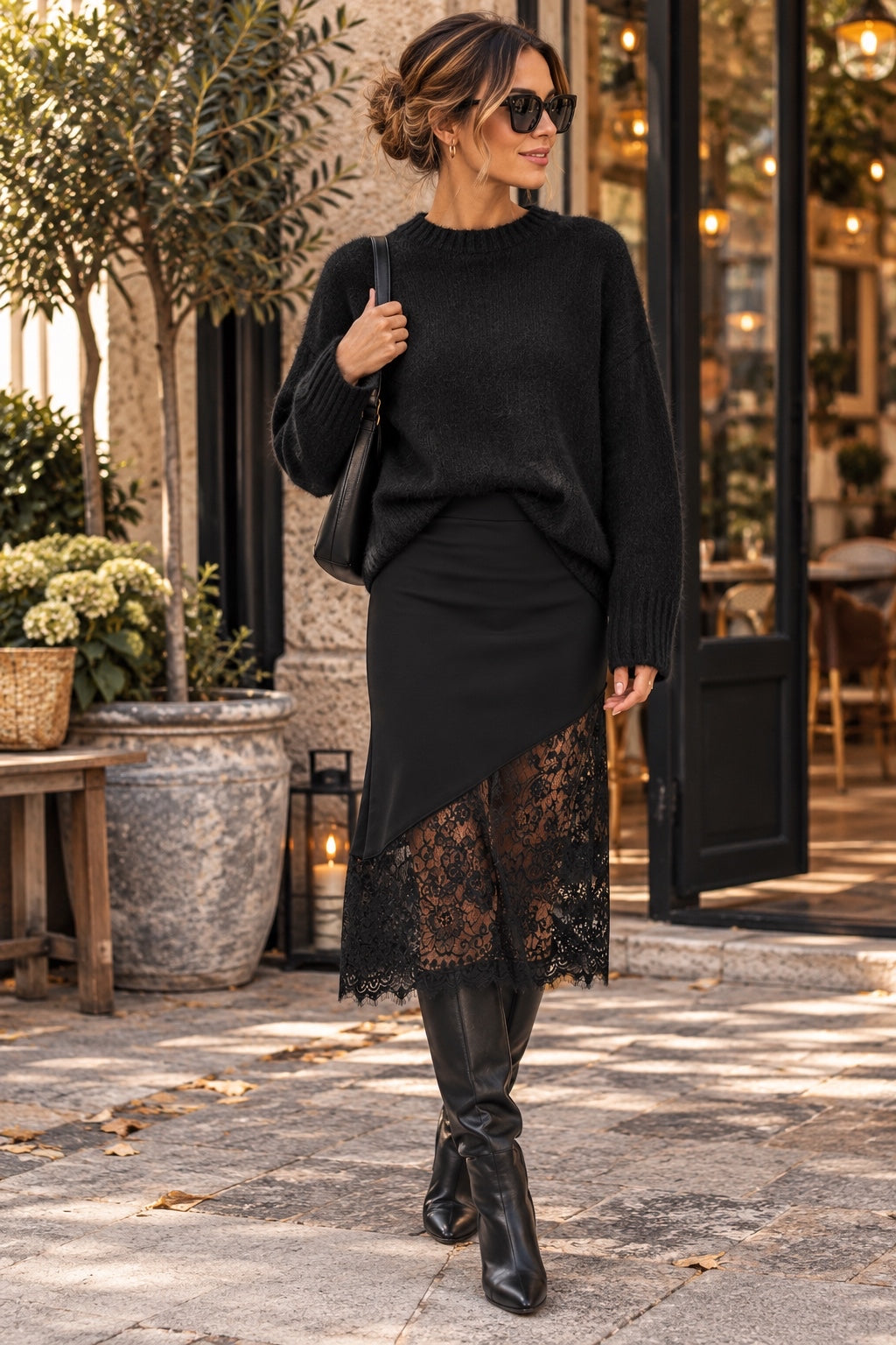 JDYGEGGO LIFE MIX LACE SKIRT JRS