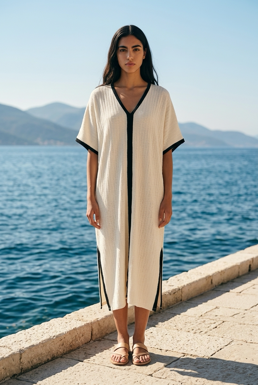 VIFABENA V-NECK KIMONO