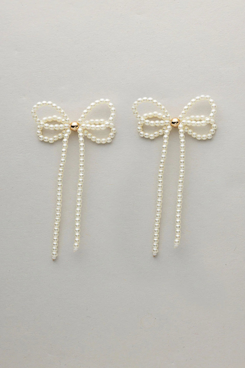 Pearl Bow örhänge