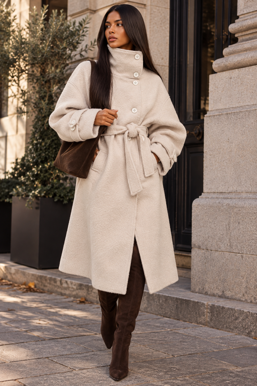 Onlbrandy Highneck COAT