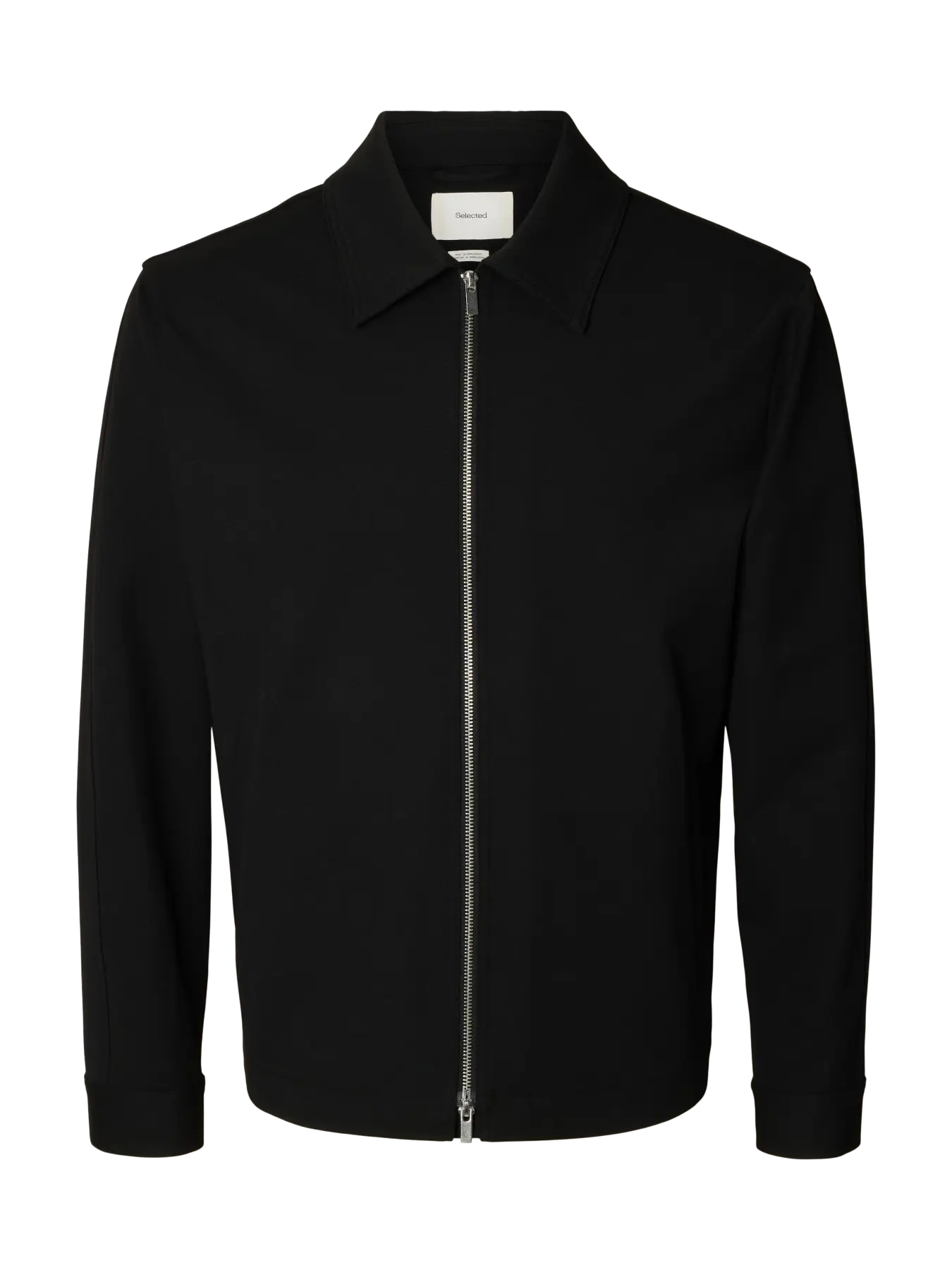 SLMREGULAR FINN ZIP JACKET SVART