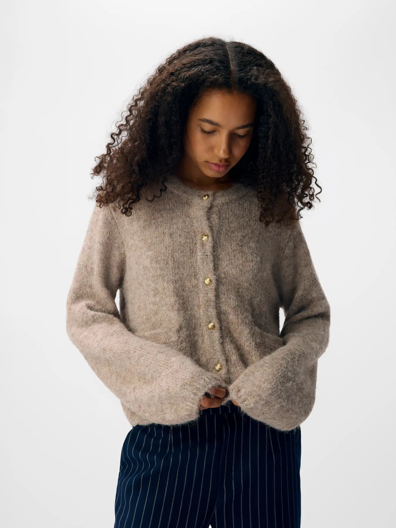 OBJSAGGIA RE L/S KNIT CARDIGAN