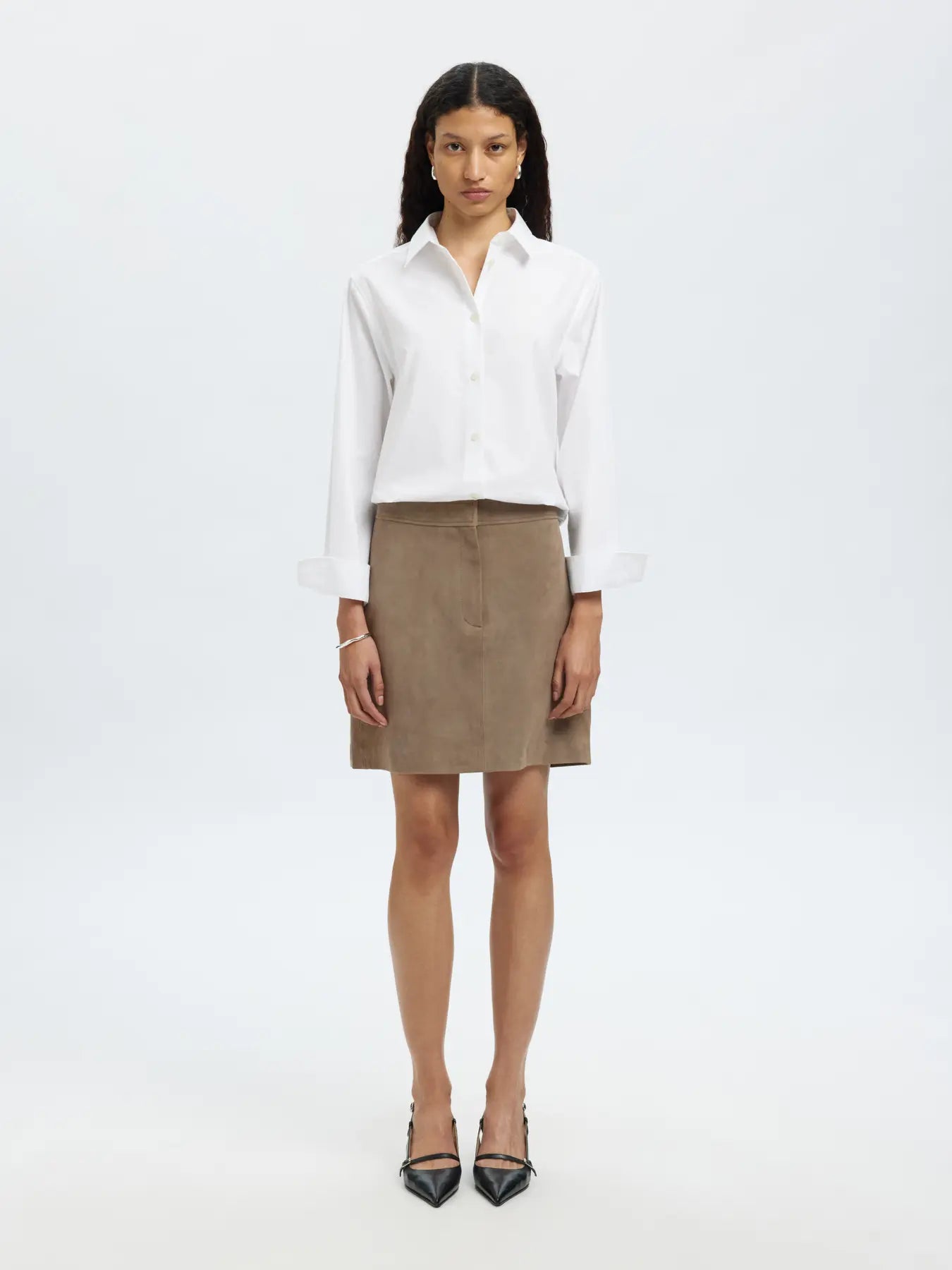 slfkaya suede skirt
