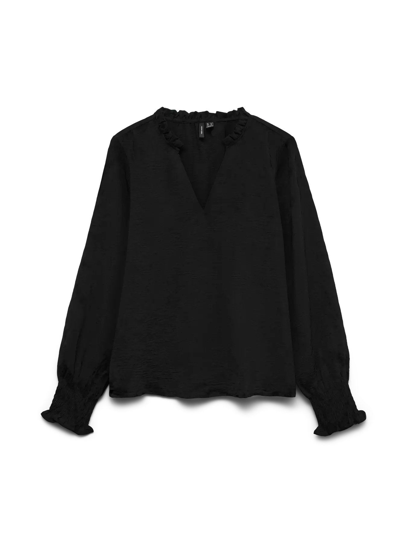 VMCARLA FOIL L/S V-NECK TOP