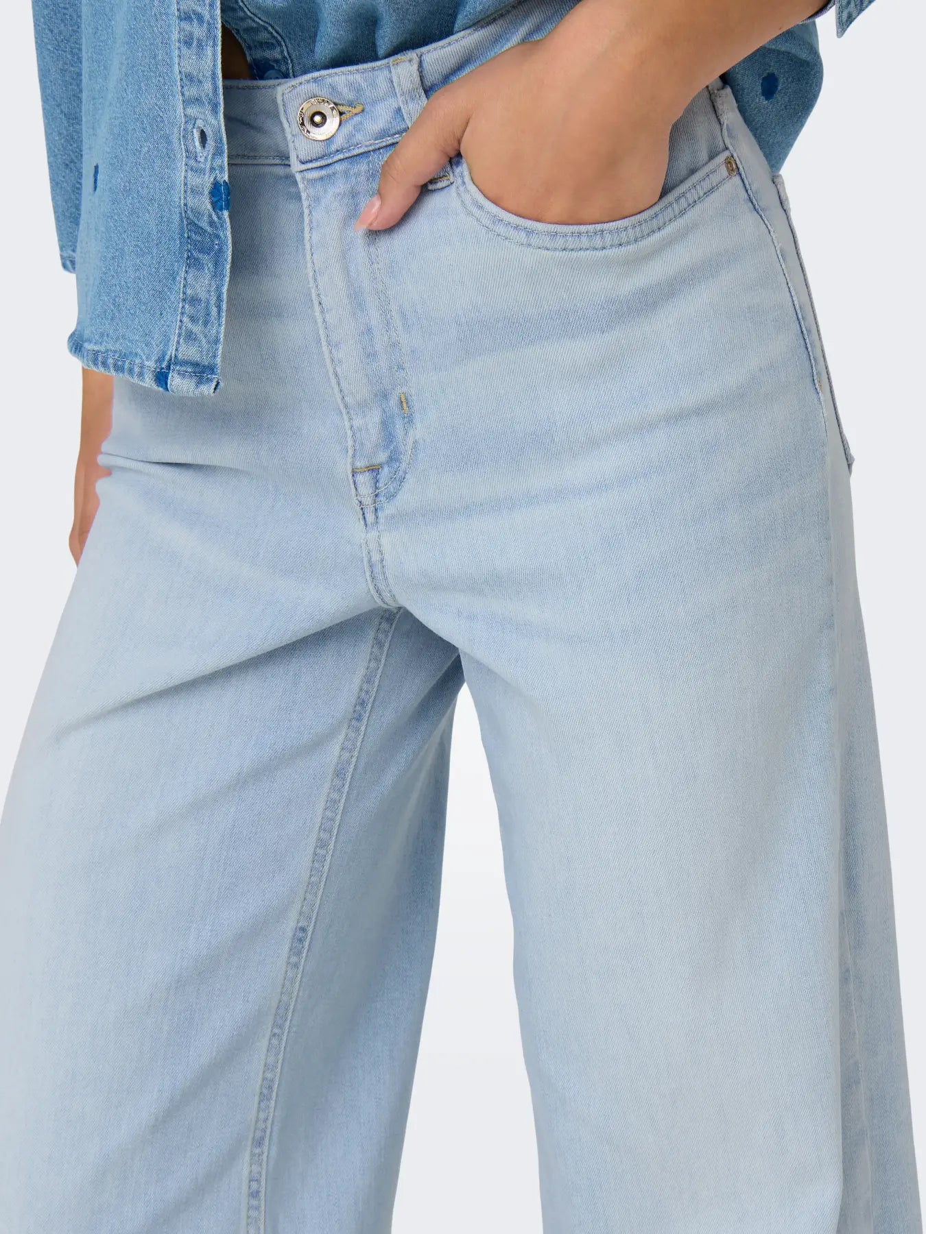 ONLMADISON BLUSH HW WIDE DNM CRO495