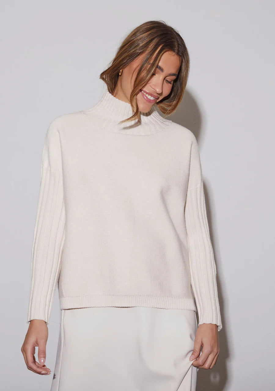 Kaddy Knit Pullover - Winter White
