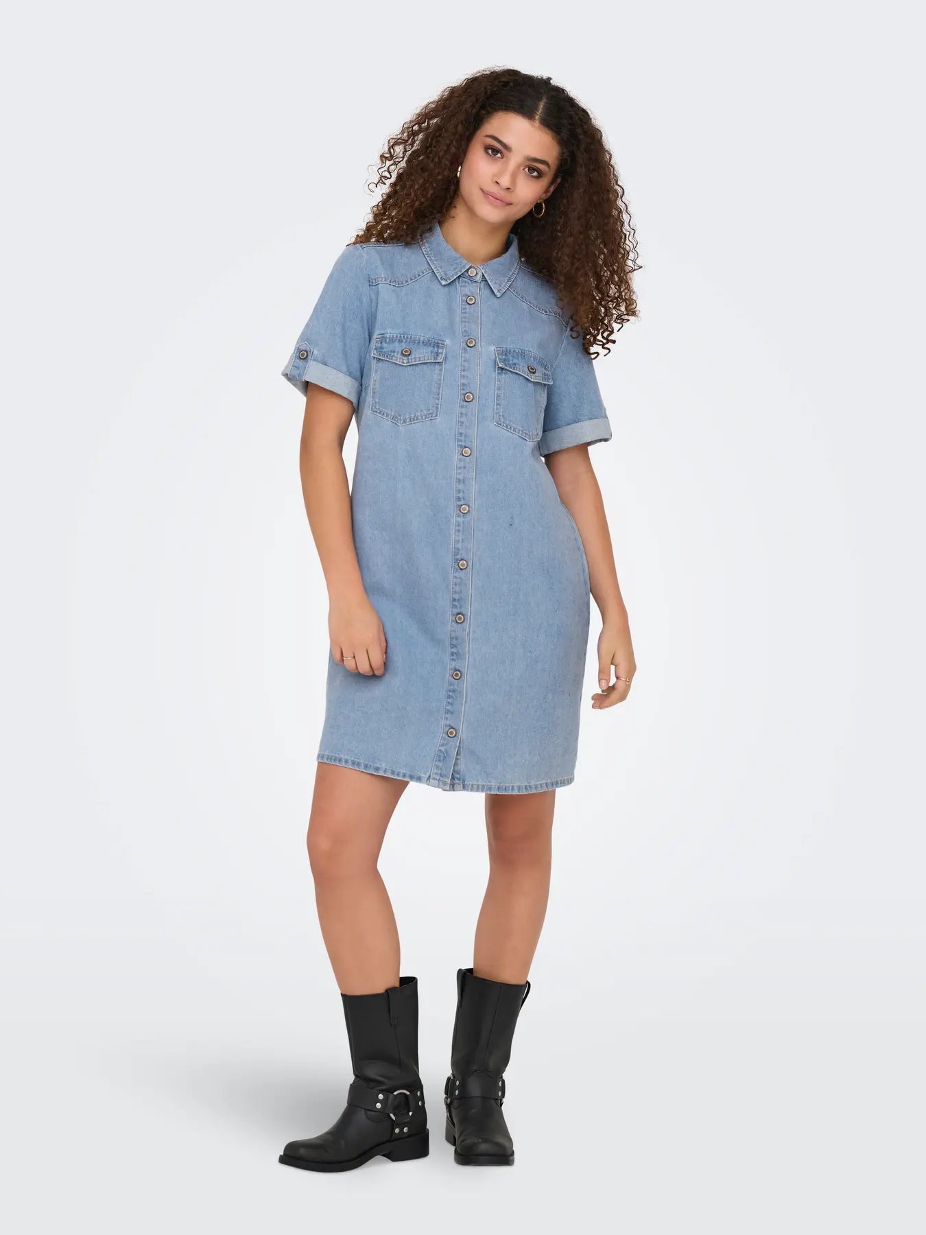 ONLLISA S/S DNM DRESS