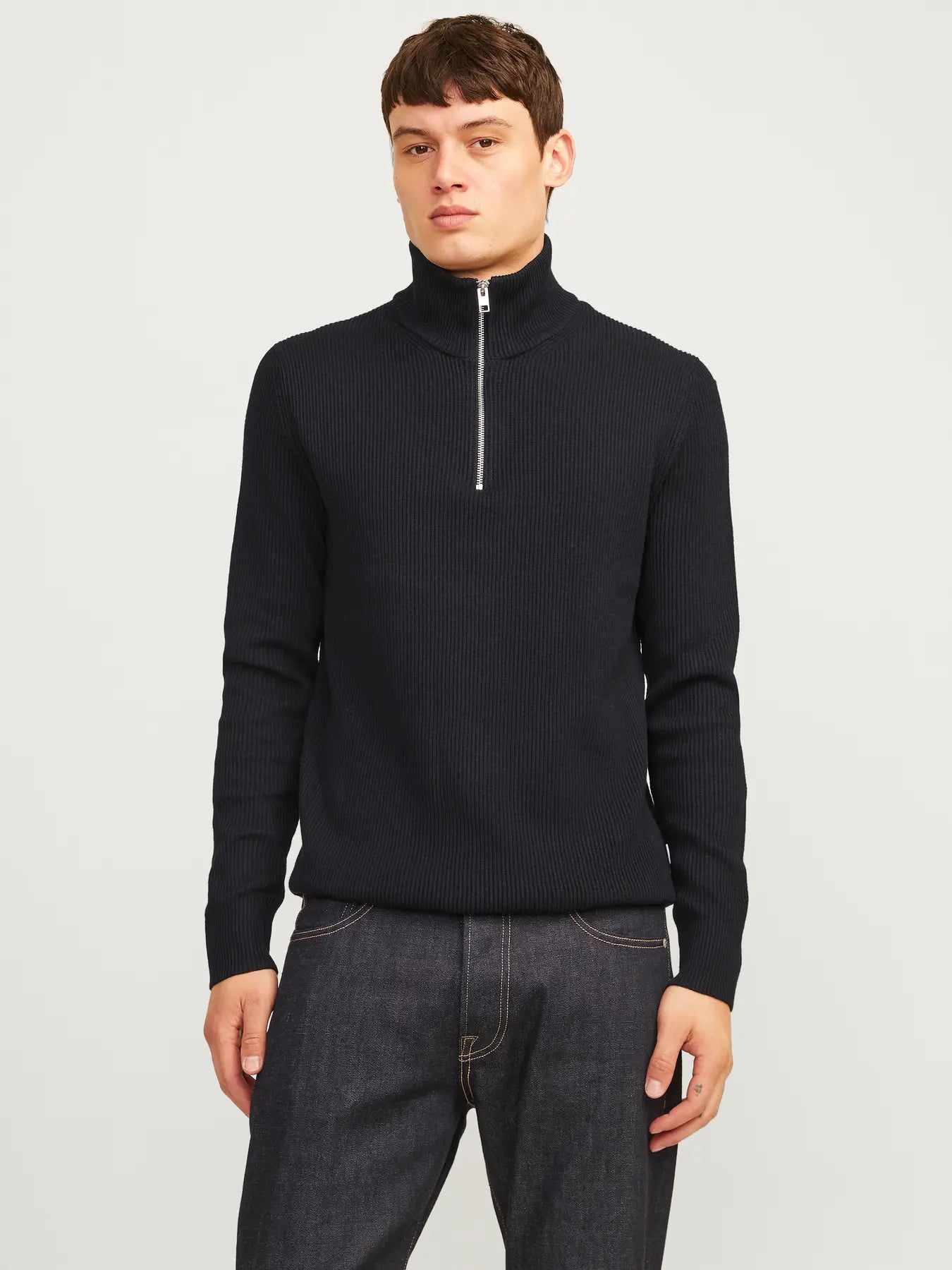 JJEPERFECT KNIT HALF ZIP