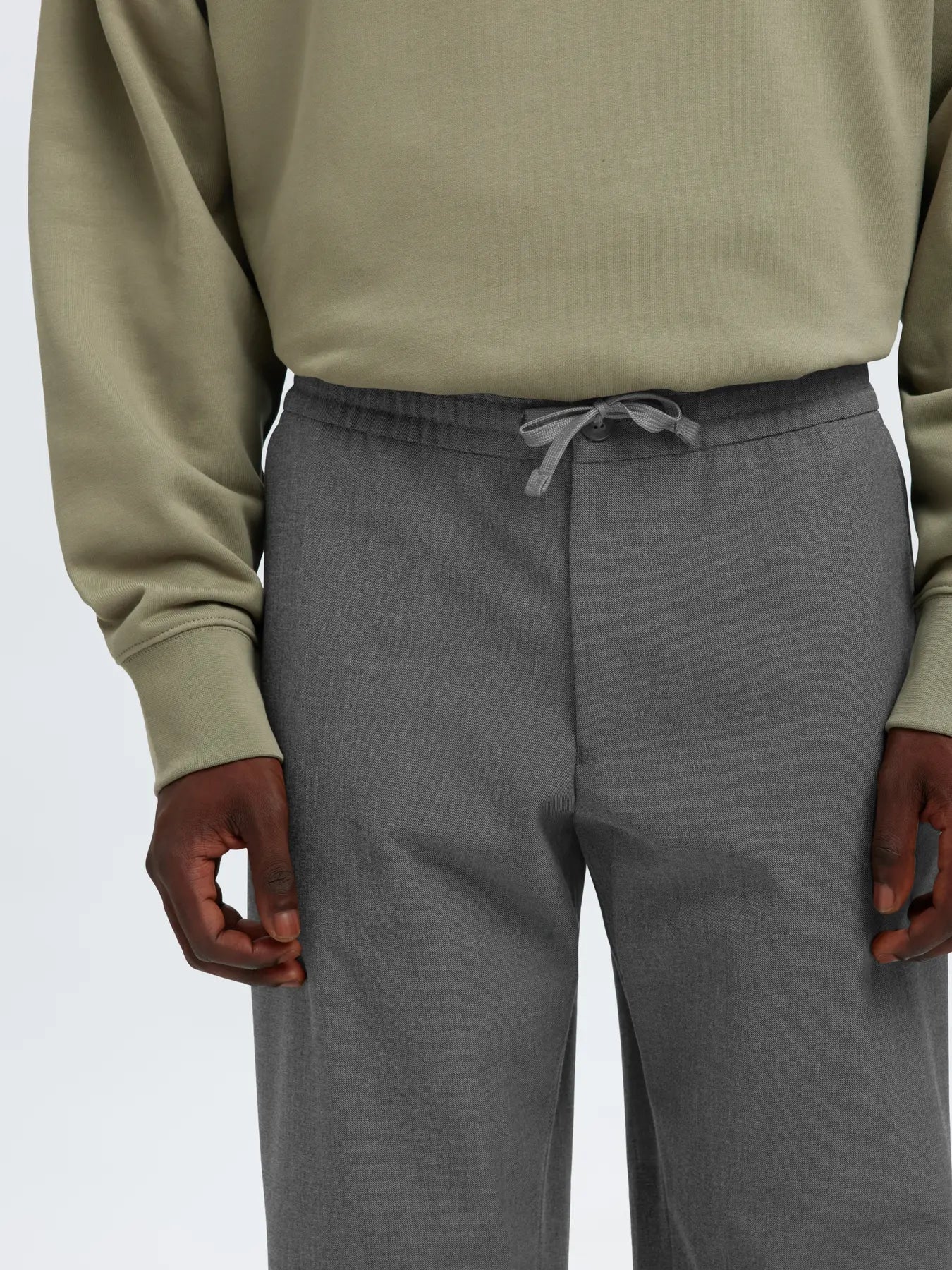SLM196-STRAIGHT ROBERT STRING PANT