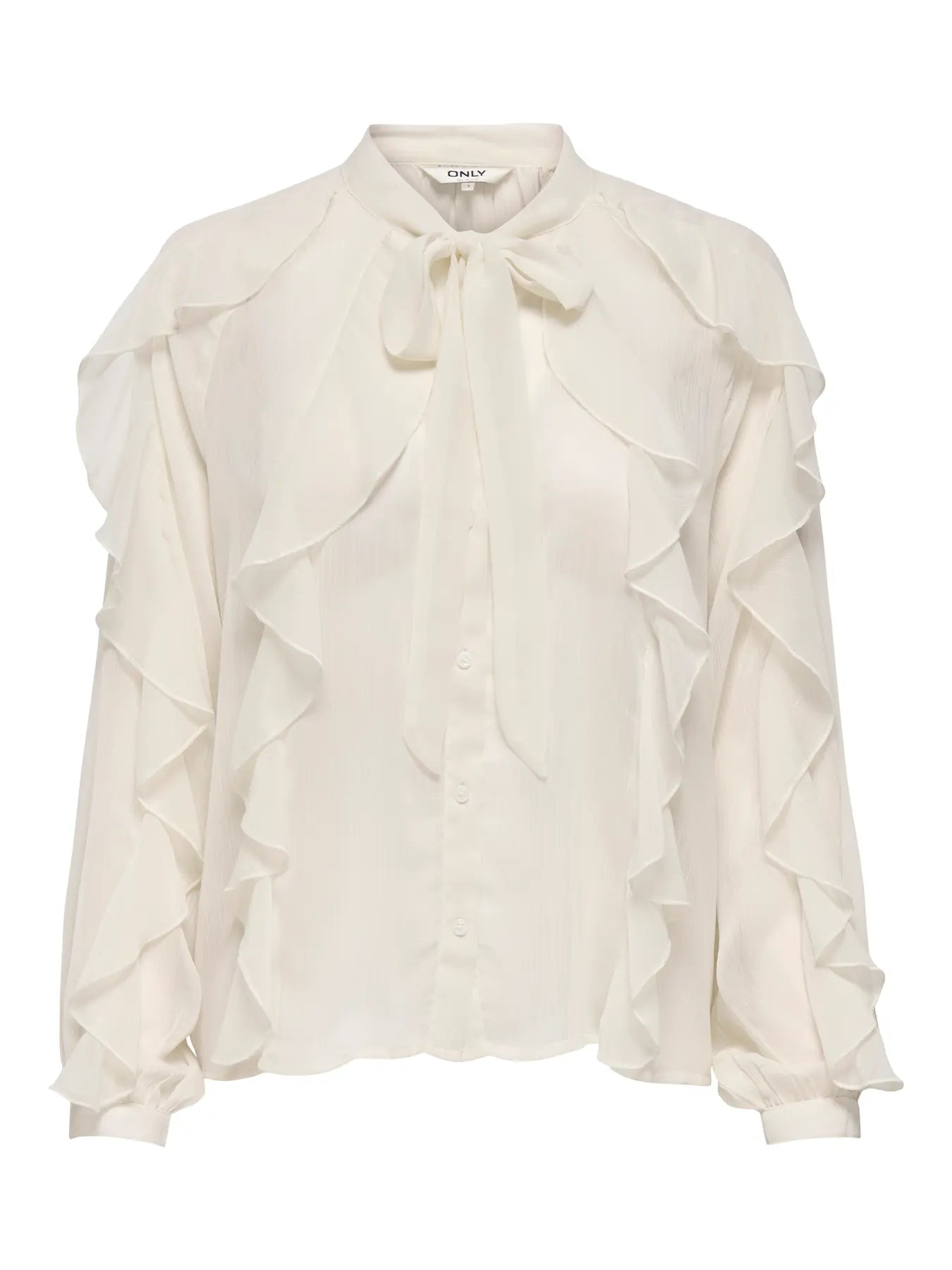 ONLTARYN LS ROMANTIC RUFFLE BLOUSE