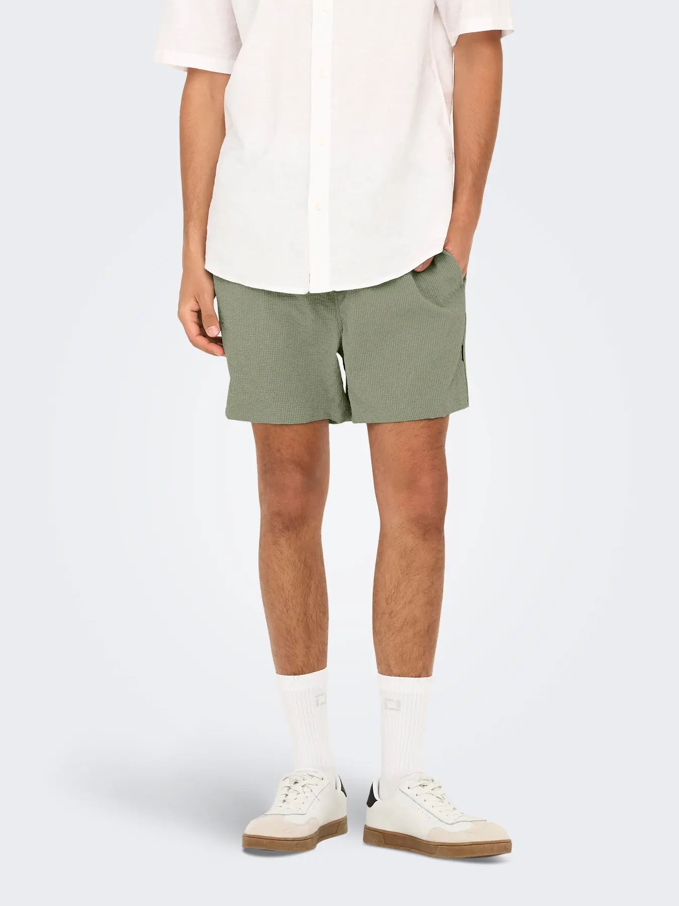 ONSTED LIFE SOLID SEERSUCKER SWIM