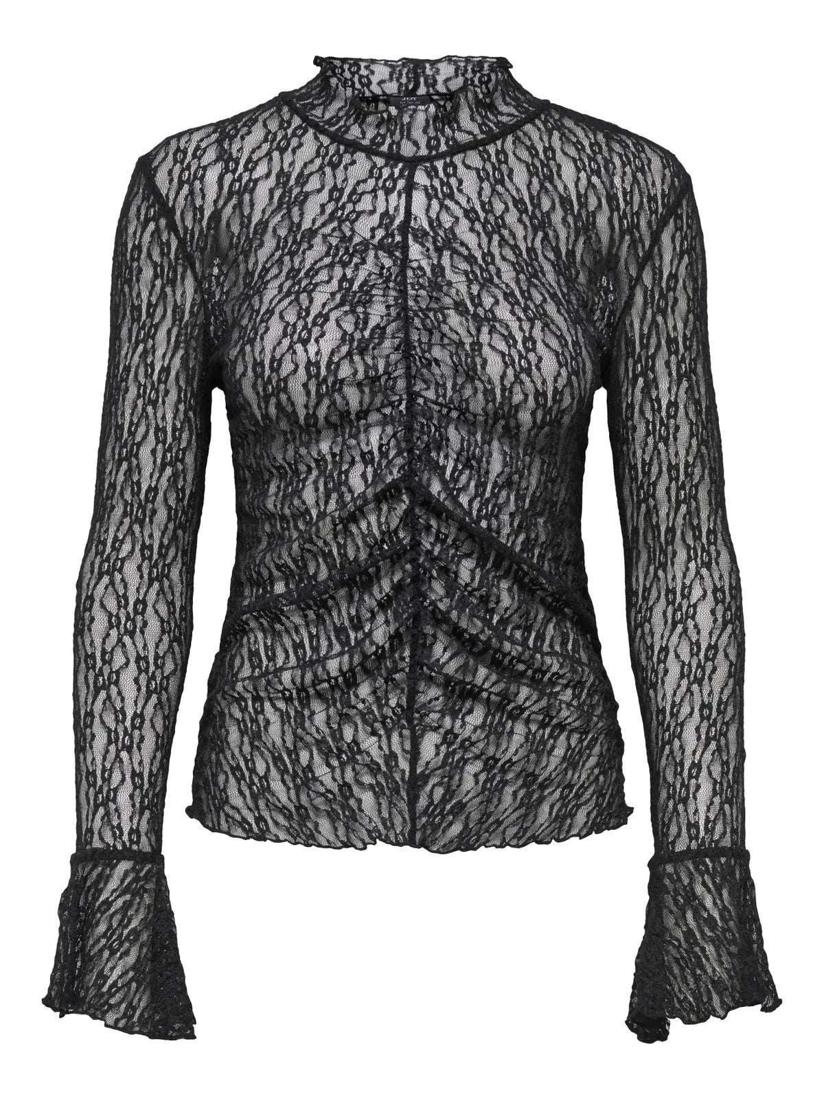 JDYLALA L/S HIGH NECK LACE TOP
