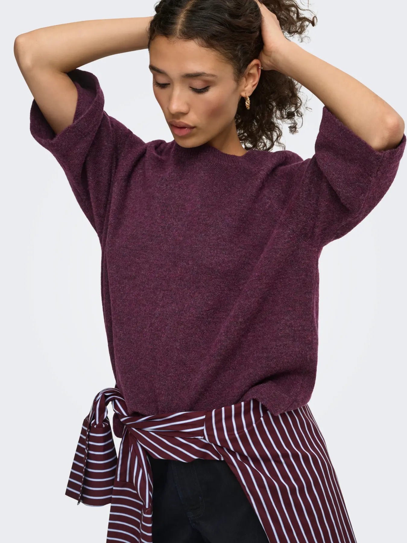 ONLSIMONI 3/4 PULLOVER KNT
