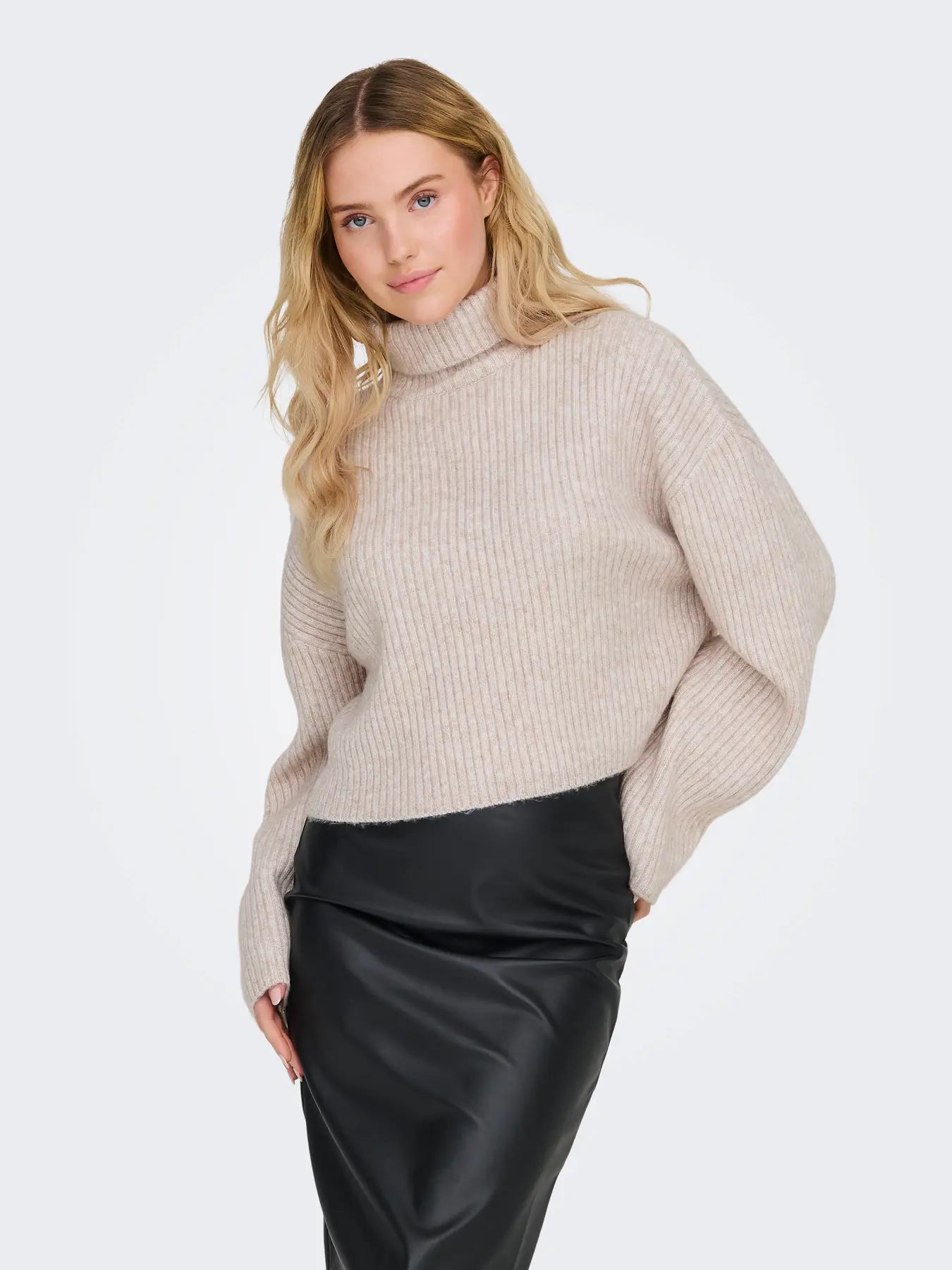 ONLMELANIE L/S ROLLNECK PULLOVER KNTN