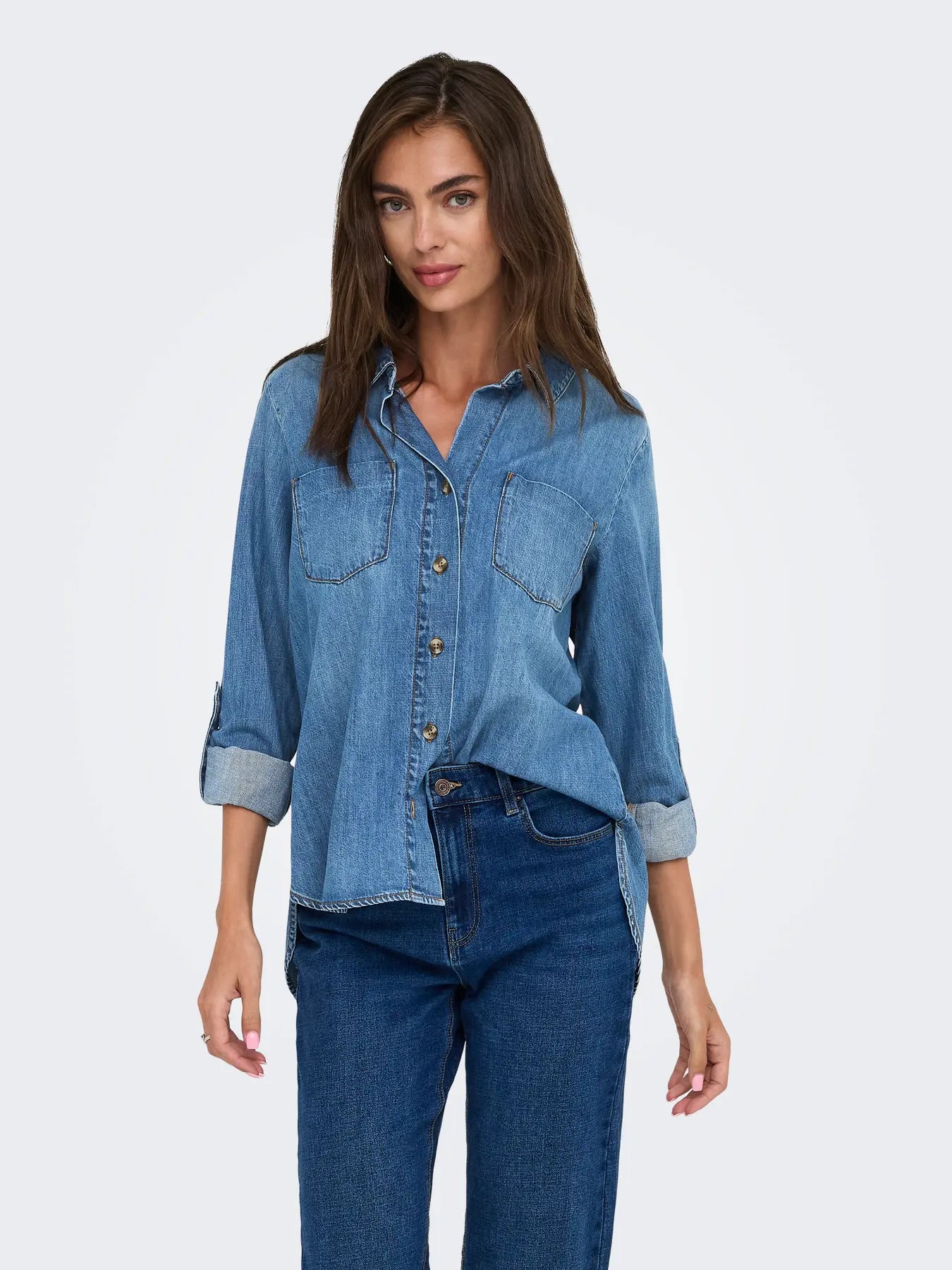 Onlyasmin denim shirt