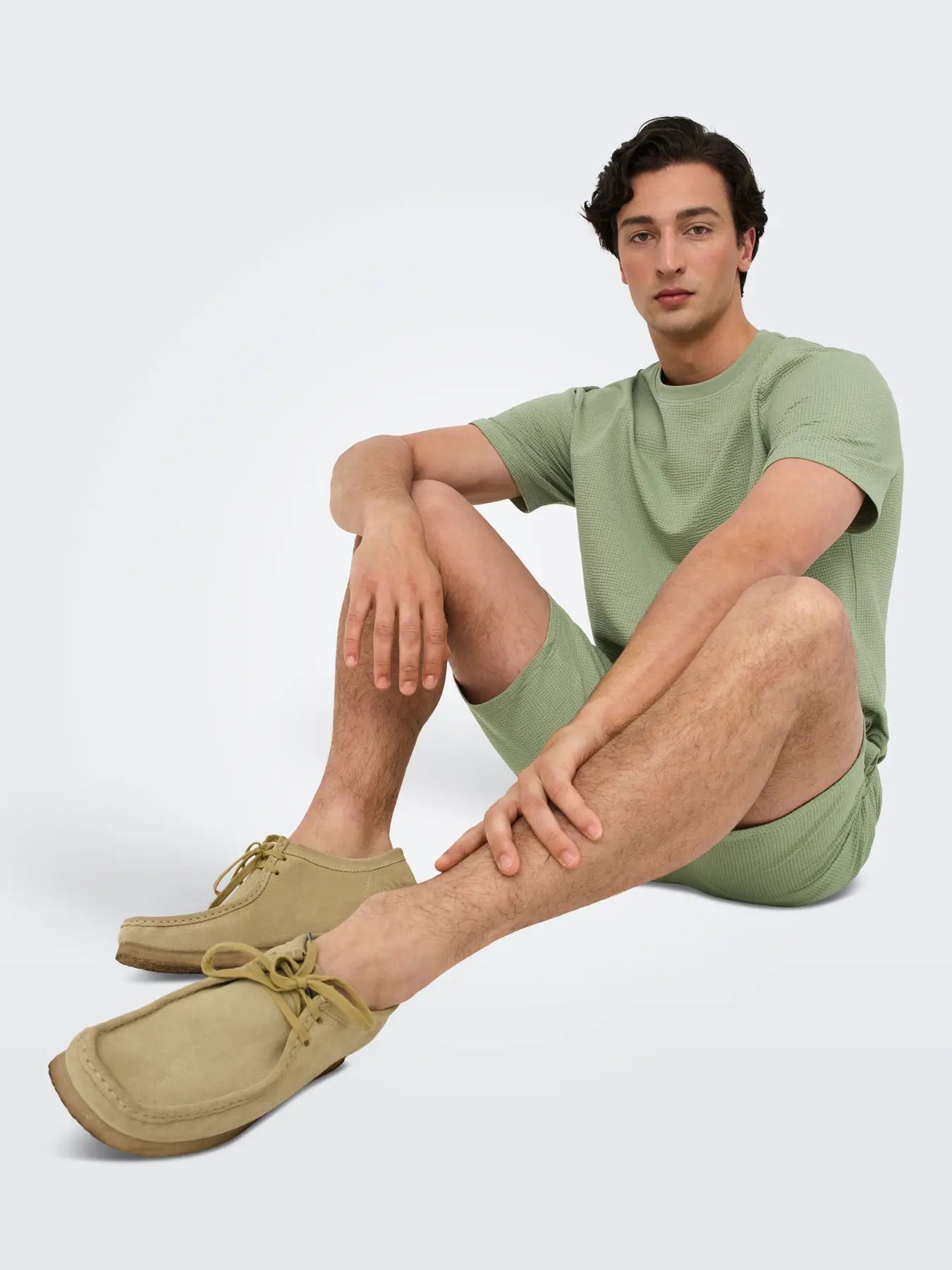ONSKIAN LIFE REG SEERSUCKER SS TEE