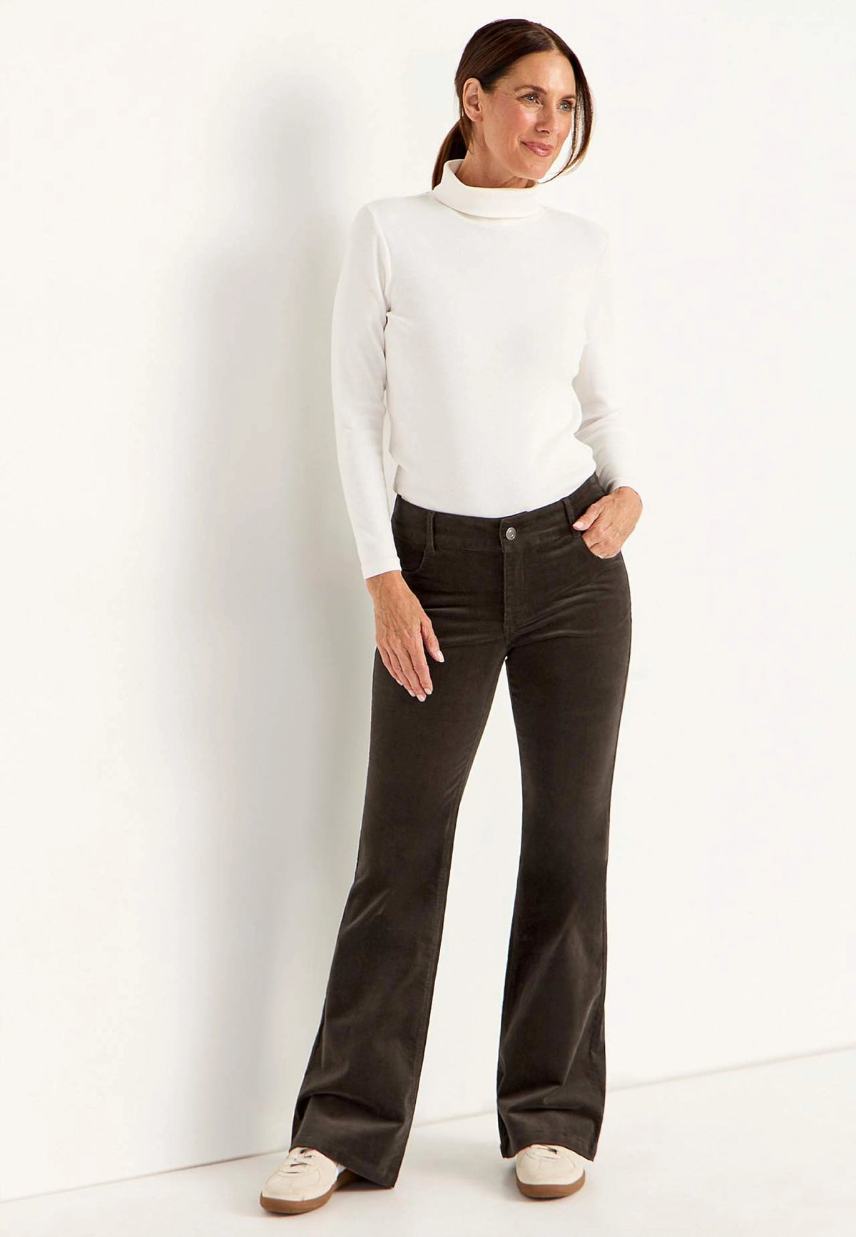 Caroline Manchesterbyxa bootcut