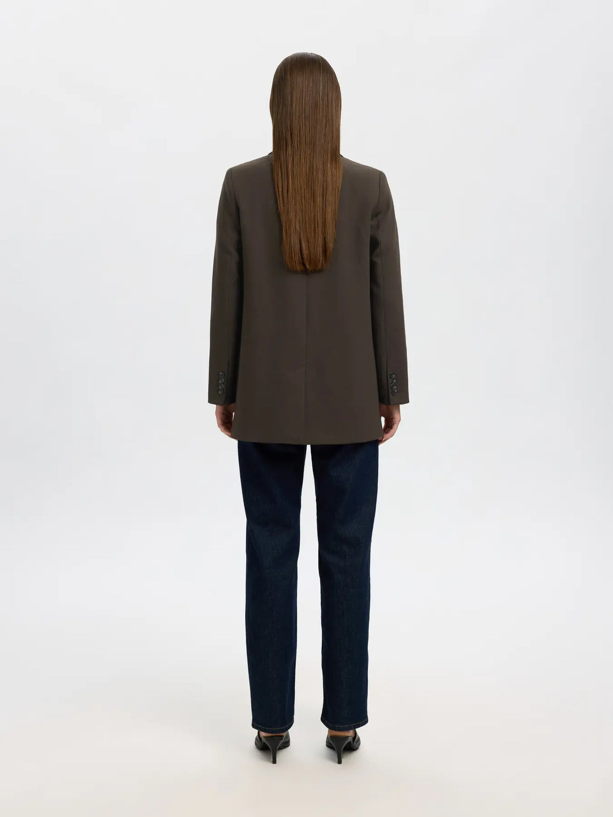 SLWRITA LS RELAXED BLAZER MEL