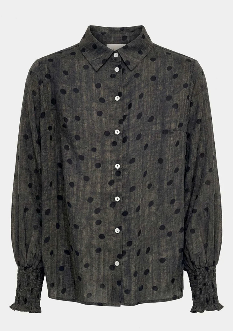 Vibse Shirt - Brown dots