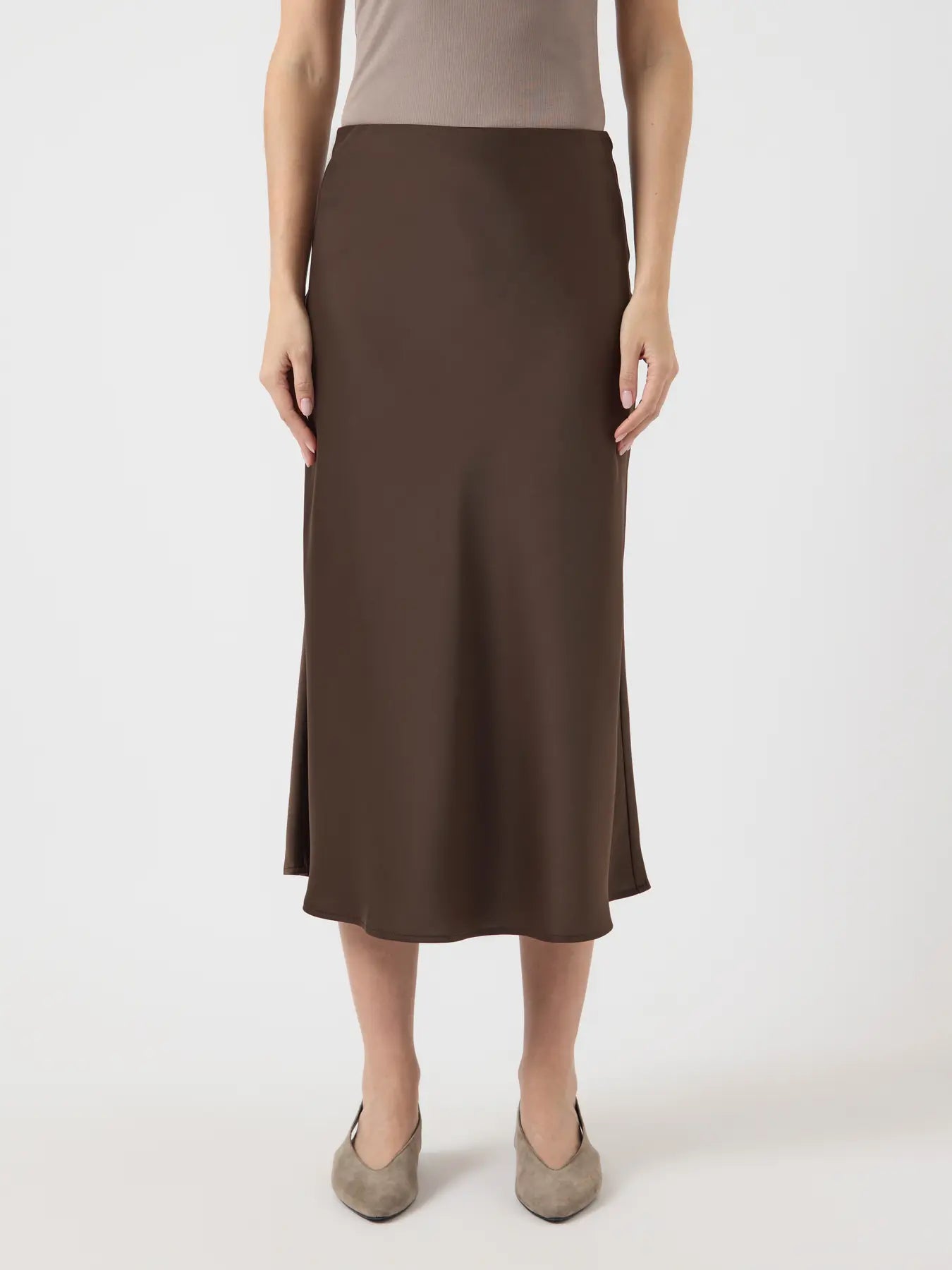 YASPELLA HW MIDI SKIRT