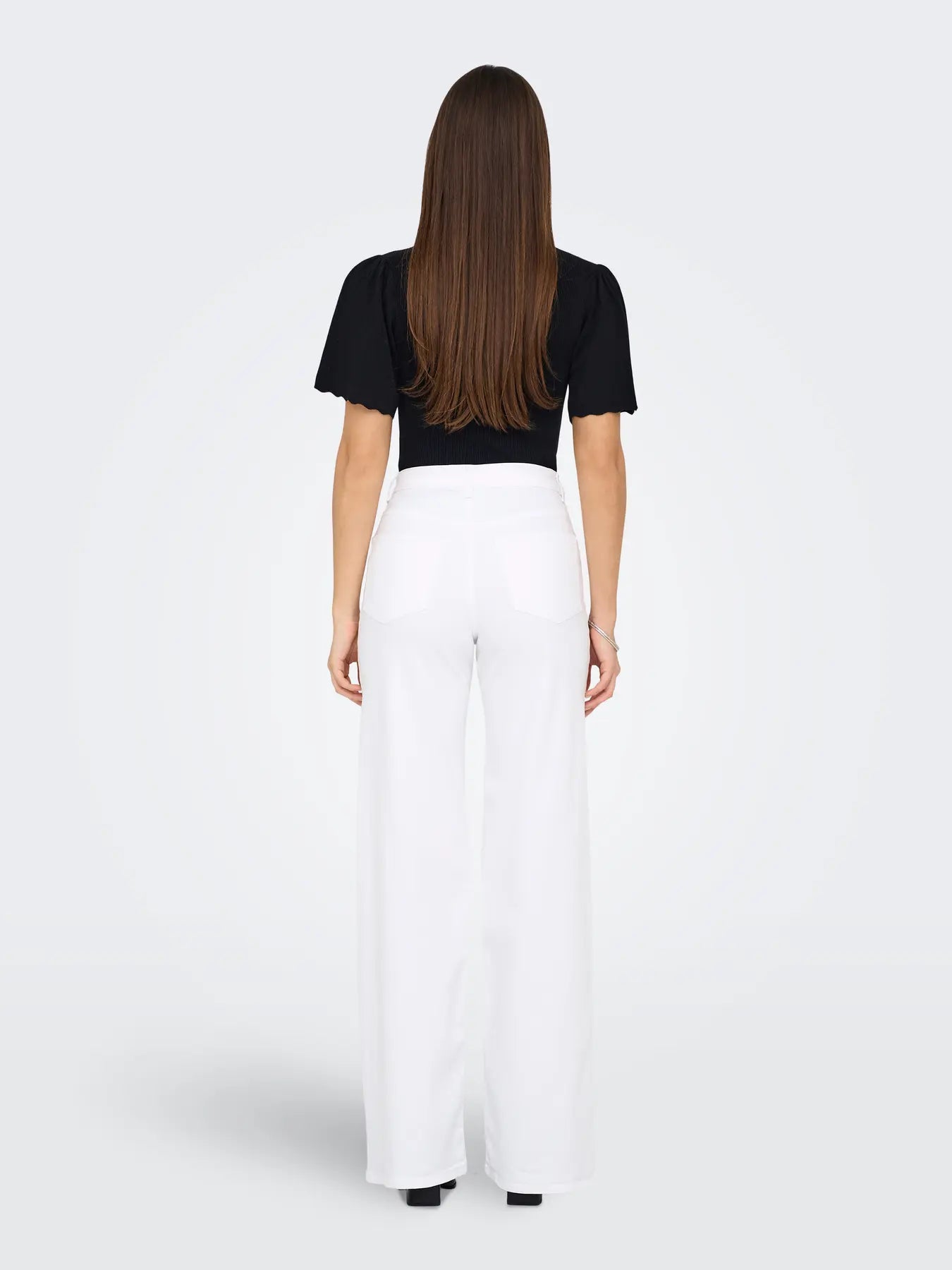 ONLMADISON BLUSH HW WIDE DNM