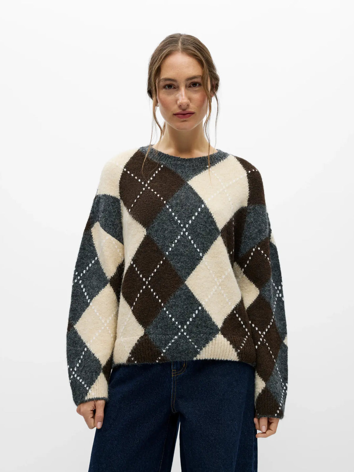 OBJBRENDA LS LO O-NECK PULLOVER