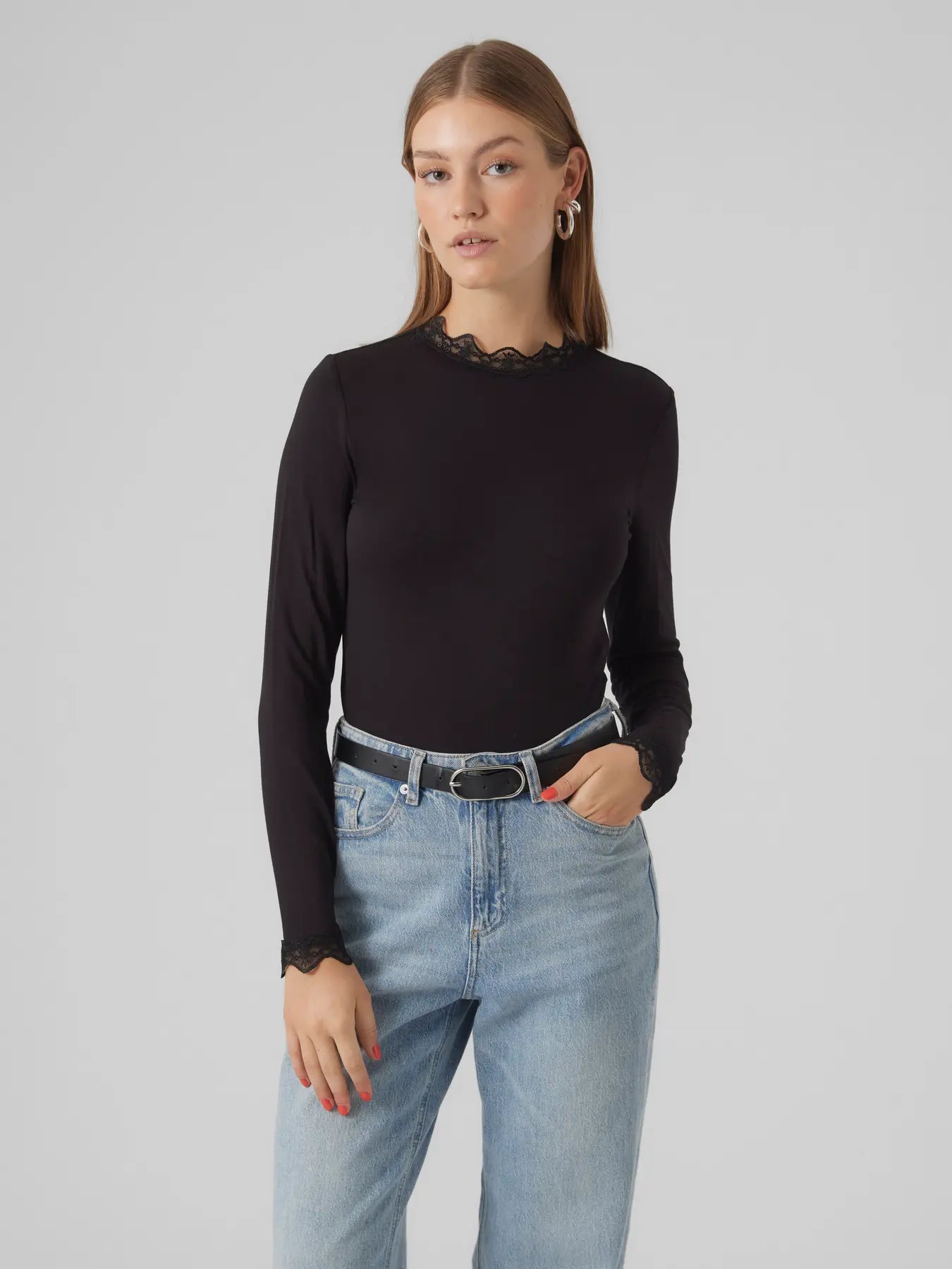 VMROSA LS HIGHNECK TOP