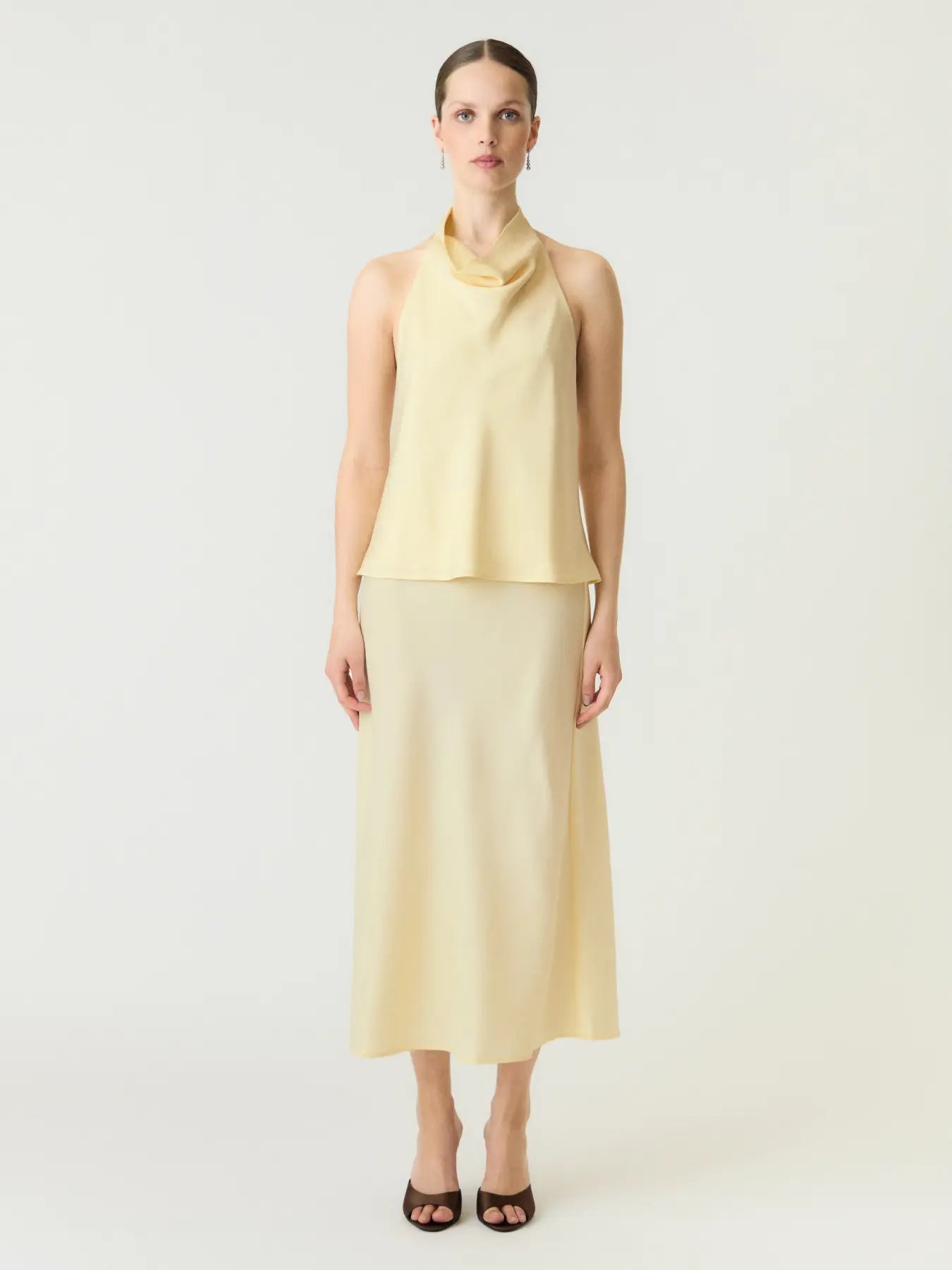 YASPELLA HW MIDI SKIRT