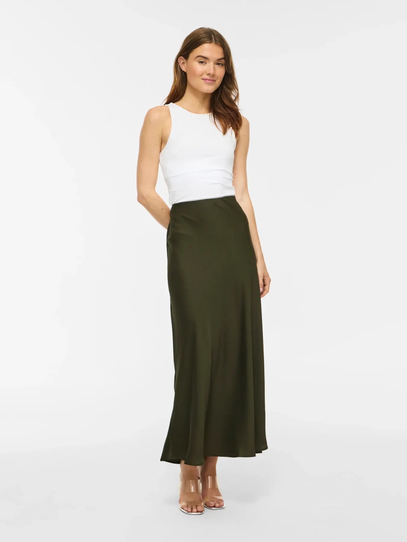 VIELLETTE HW MIDI SKIRT