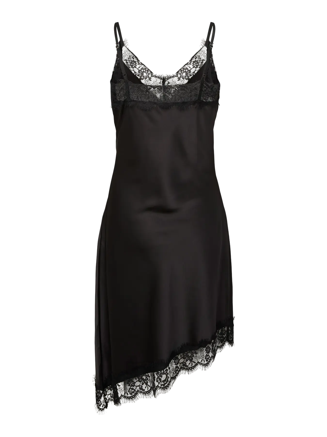PCNOMI STRAP SATIN LACE DRESS